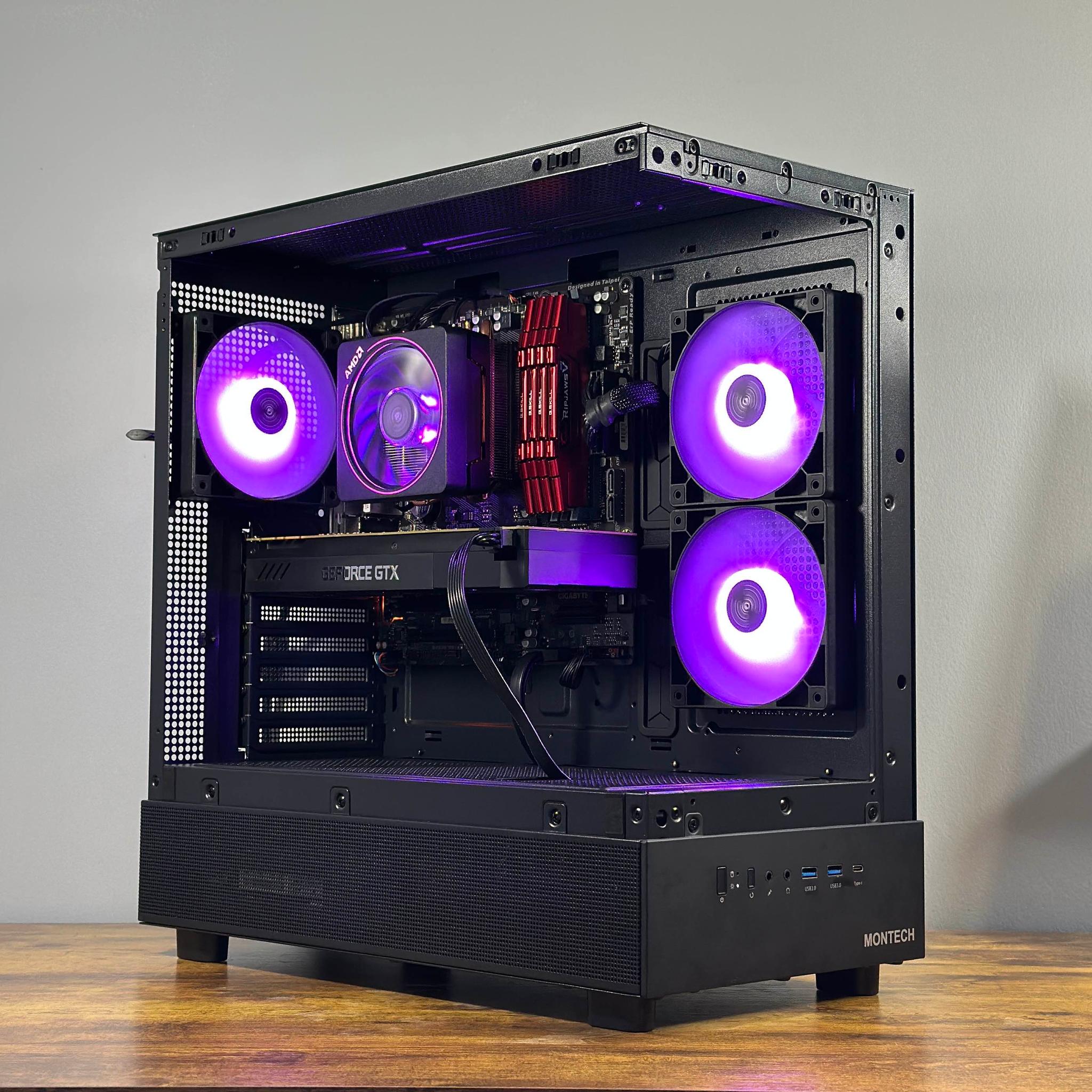 GTX 1070 8GB | Ryzen 7 2700X | 16GB DDR4 | 512GB SSD | Win11 | WIFI | 1080P Custom Gaming PC