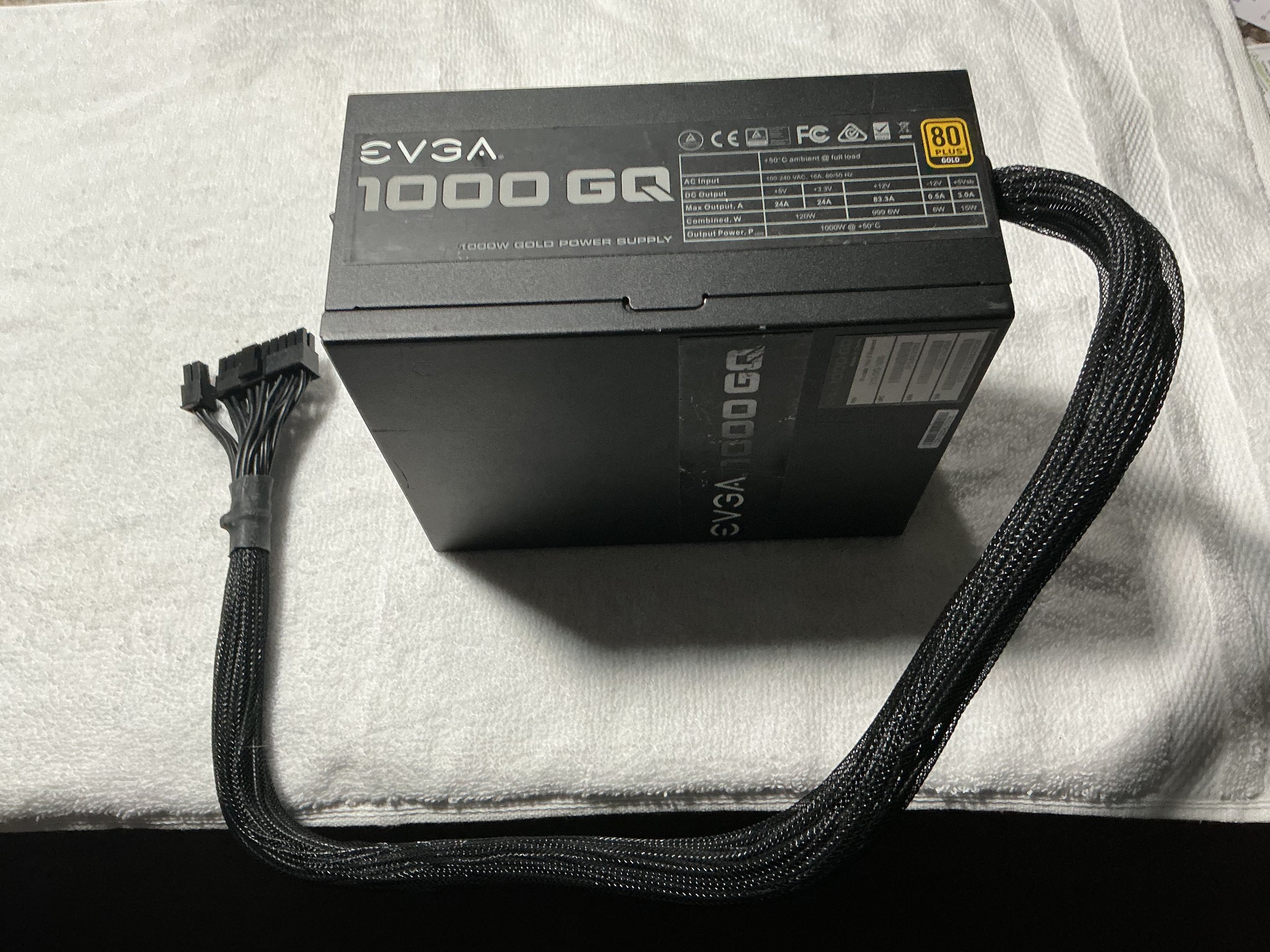 ++ New +++ EVGA 1000GQ Gold Semi-Modular power supply