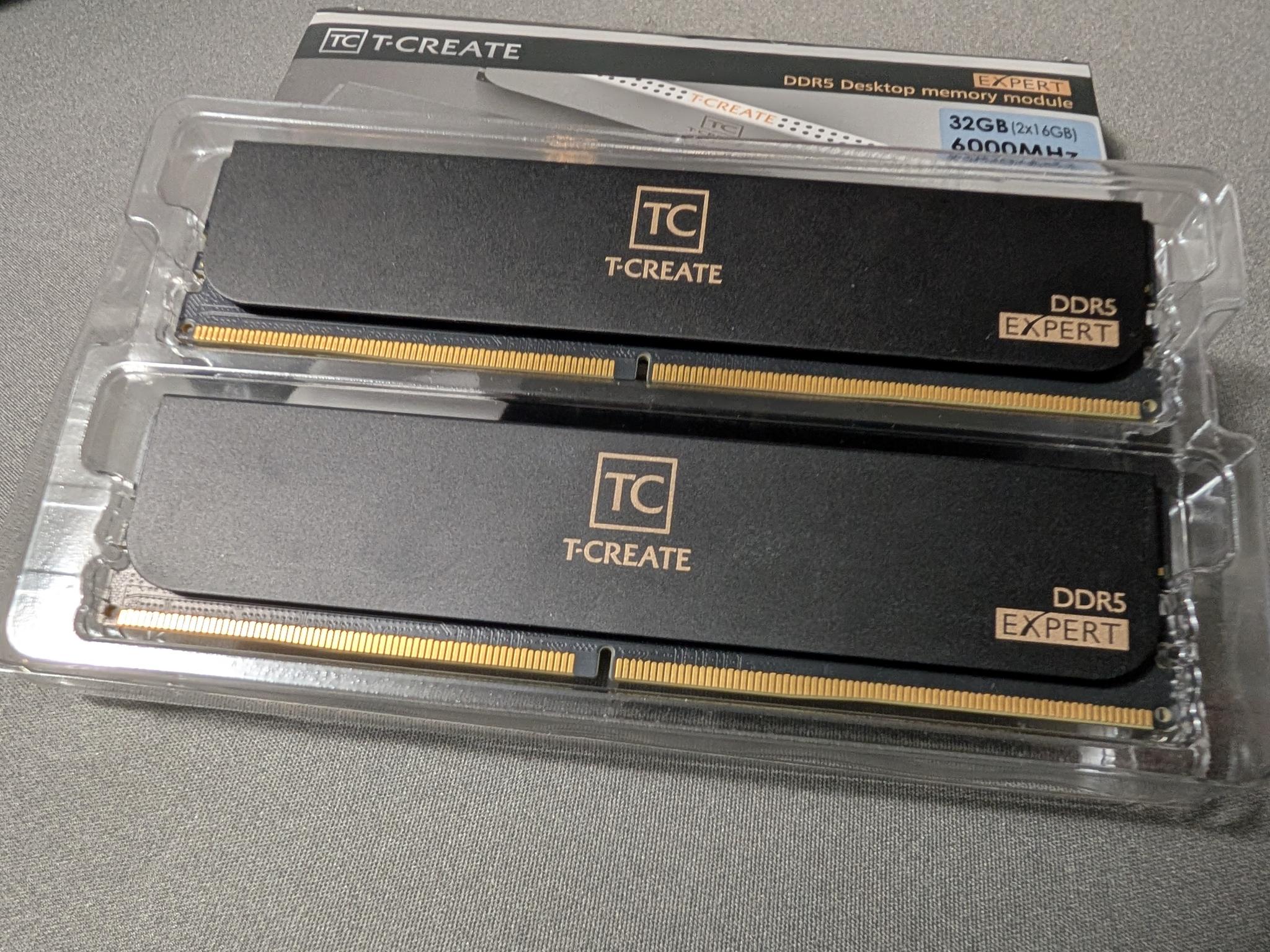 TEAMGROUP T-Create Expert 32GB (2x16GB) DDR5 6000 CL30