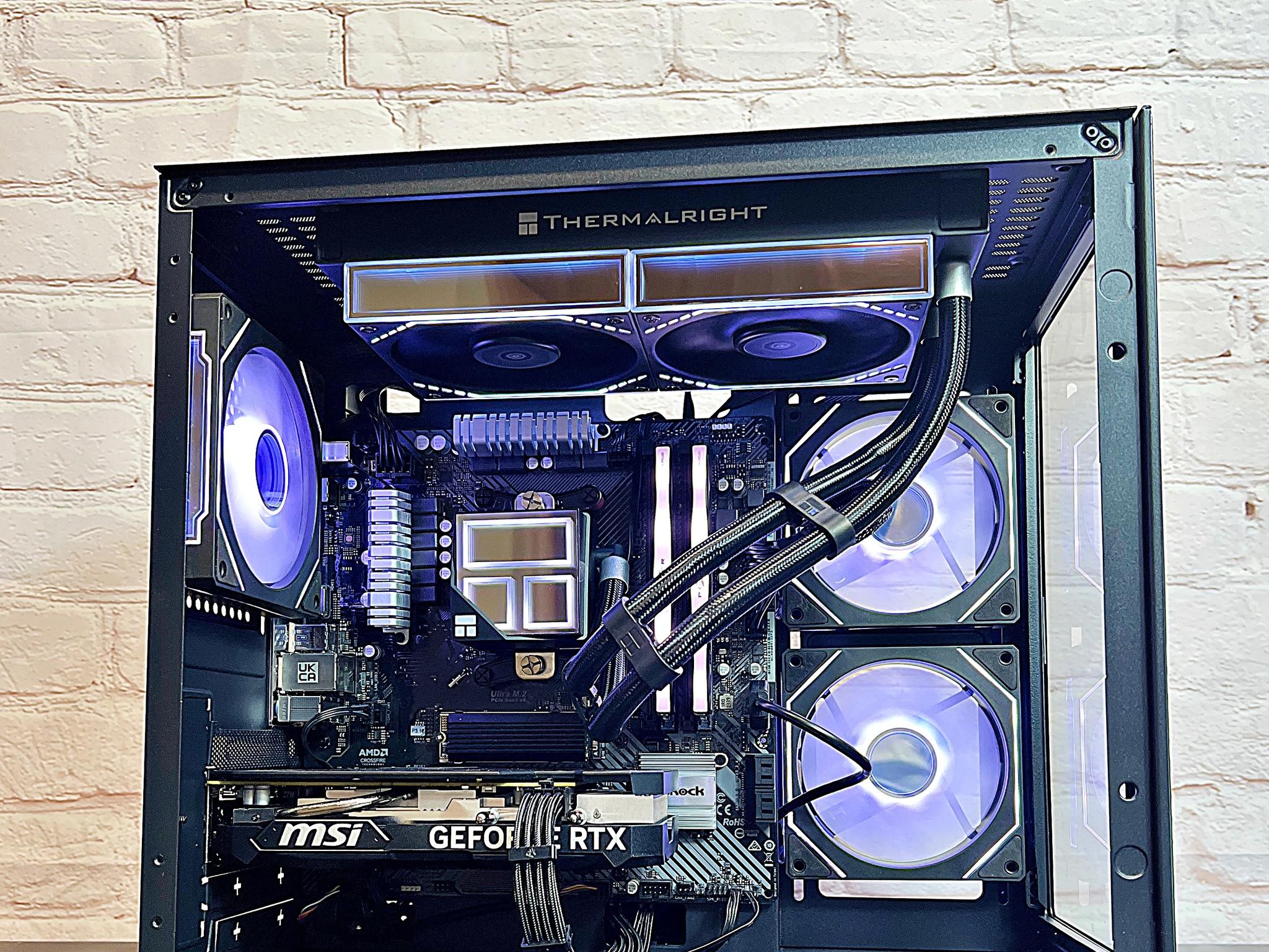 Liquid Cooled RTX 4060 Ryzen 5 5500 16GB RAM 1TB M.2 Gaming PC