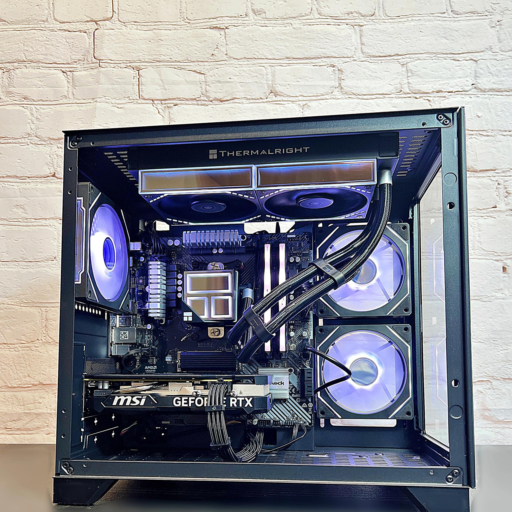 Liquid Cooled RTX 4060 Ryzen 5 5500 16GB RAM 1TB M.2 Gaming PC