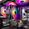 ⚫️Dark Magic♟️ Gaming PC ~ intel I5, 16GB DDR4, RX580, 512GB SSD! Full ARGB!