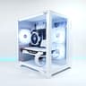 🚨White P2P Gaming PC | ⚙️R5/1070TI | Custom RGB✨ |