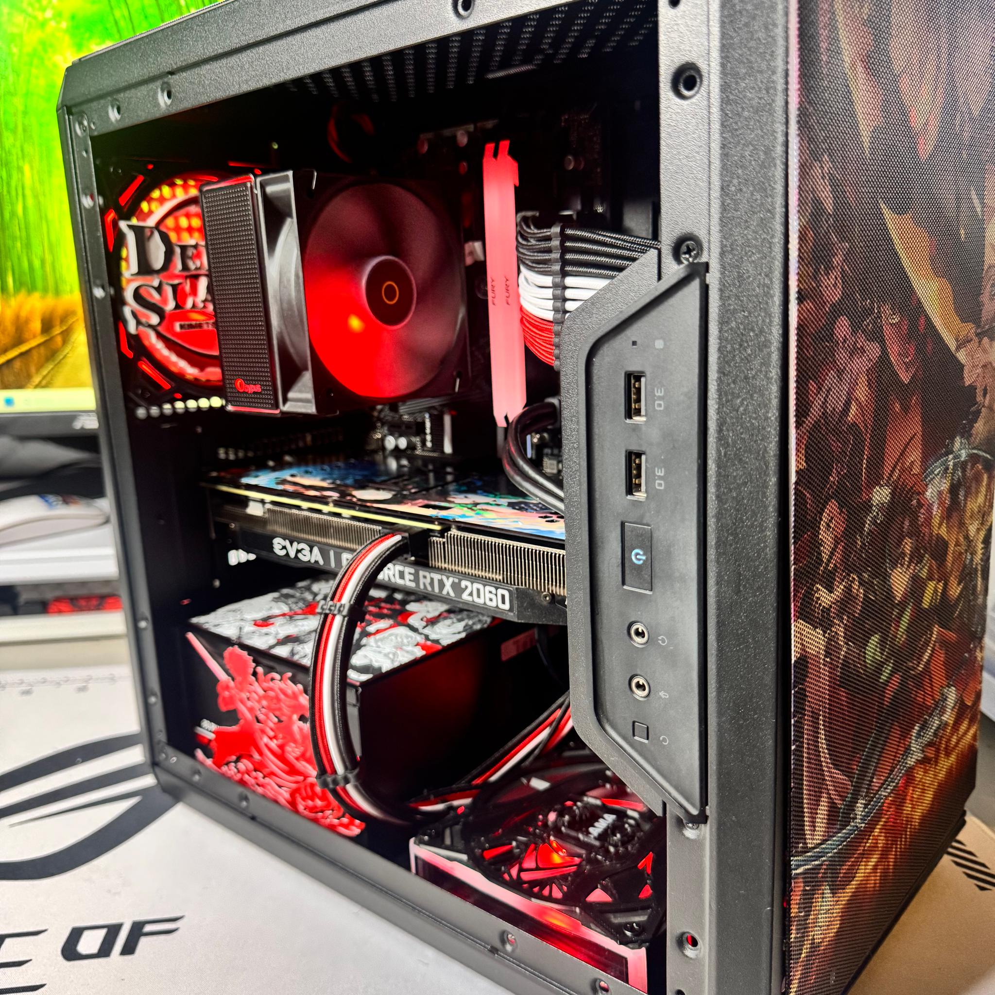 GeForce RTX 2060 12GB Custom Gaming PC - Ryzen 5 5500, 32GB RAM, 512GB NVMe SSD