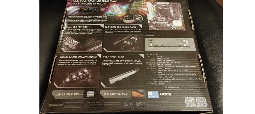 For Sale! ASROCK B450m Steel Legend 