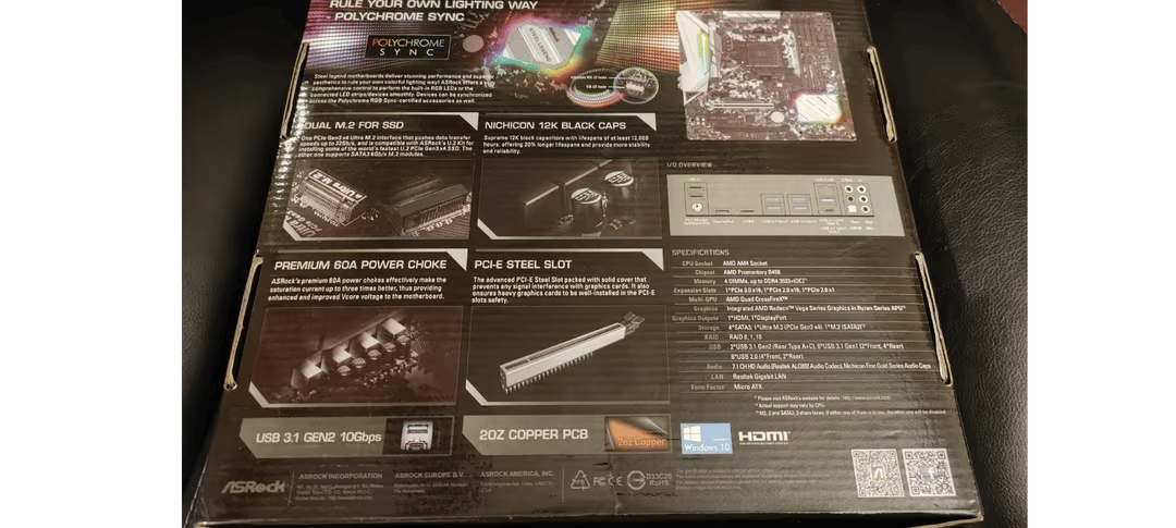 For Sale! ASROCK B450m Steel Legend 