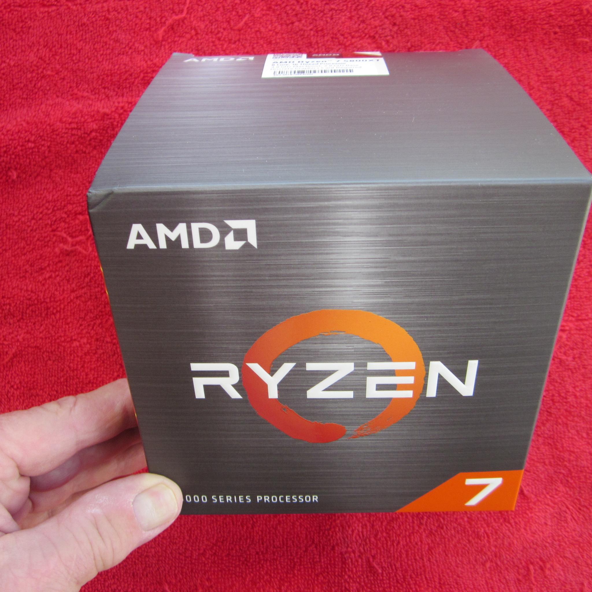 NEW! AMD Ryzen 7 5800XT 3.8/4.8 GHz AM4 CPU With Wraith Prism Cooler