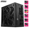MSI MPG A1000GS PCIE5 ATX 3.1 Gaming Power Supply - Full Modular - 80 Plus Gold Certified 1000W