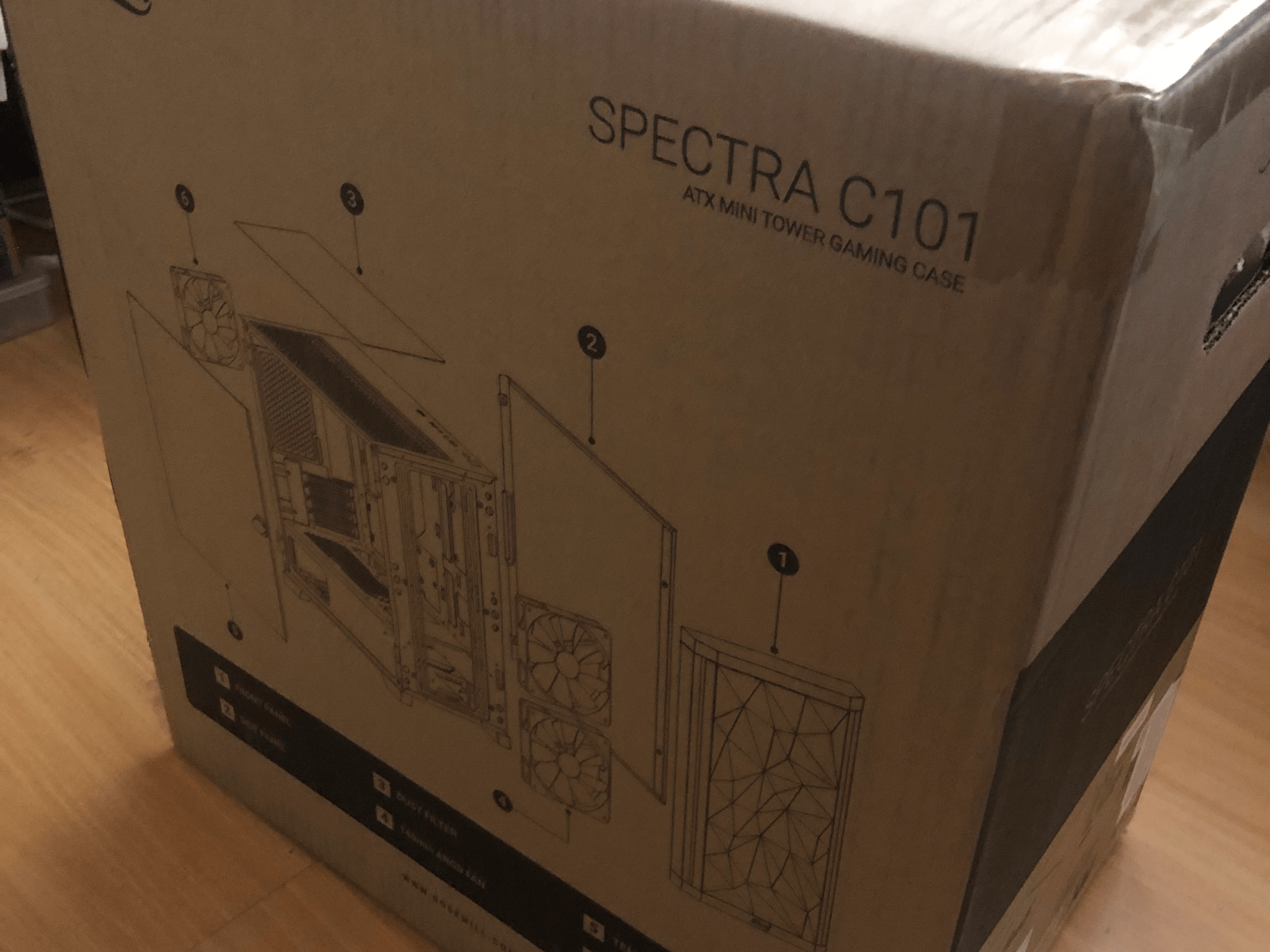BNIB Gaming PC Case | Rosewill Spectra C101  Micro-ATX Mini Tower 