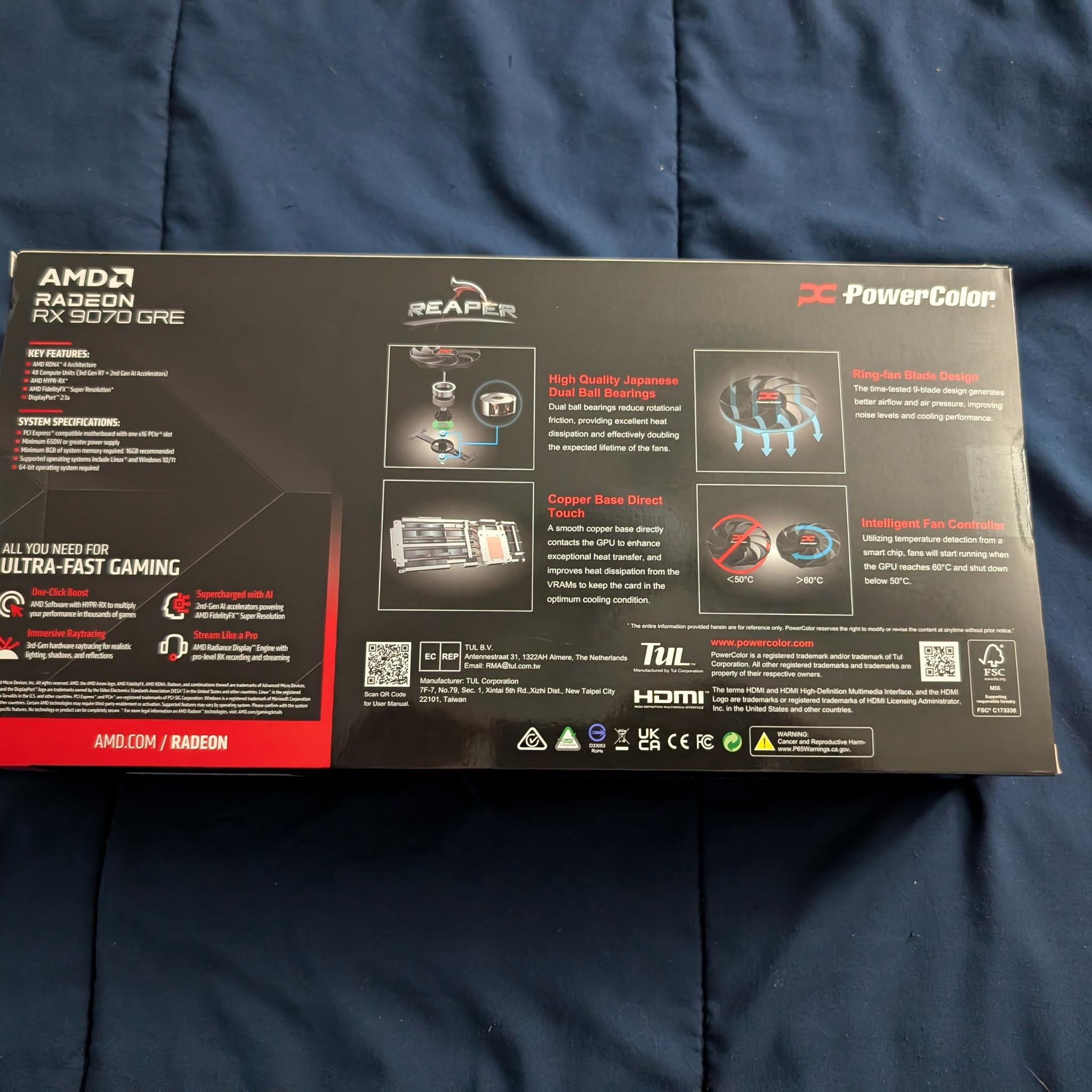 Powercolor Reaper RX 9070 GRE
