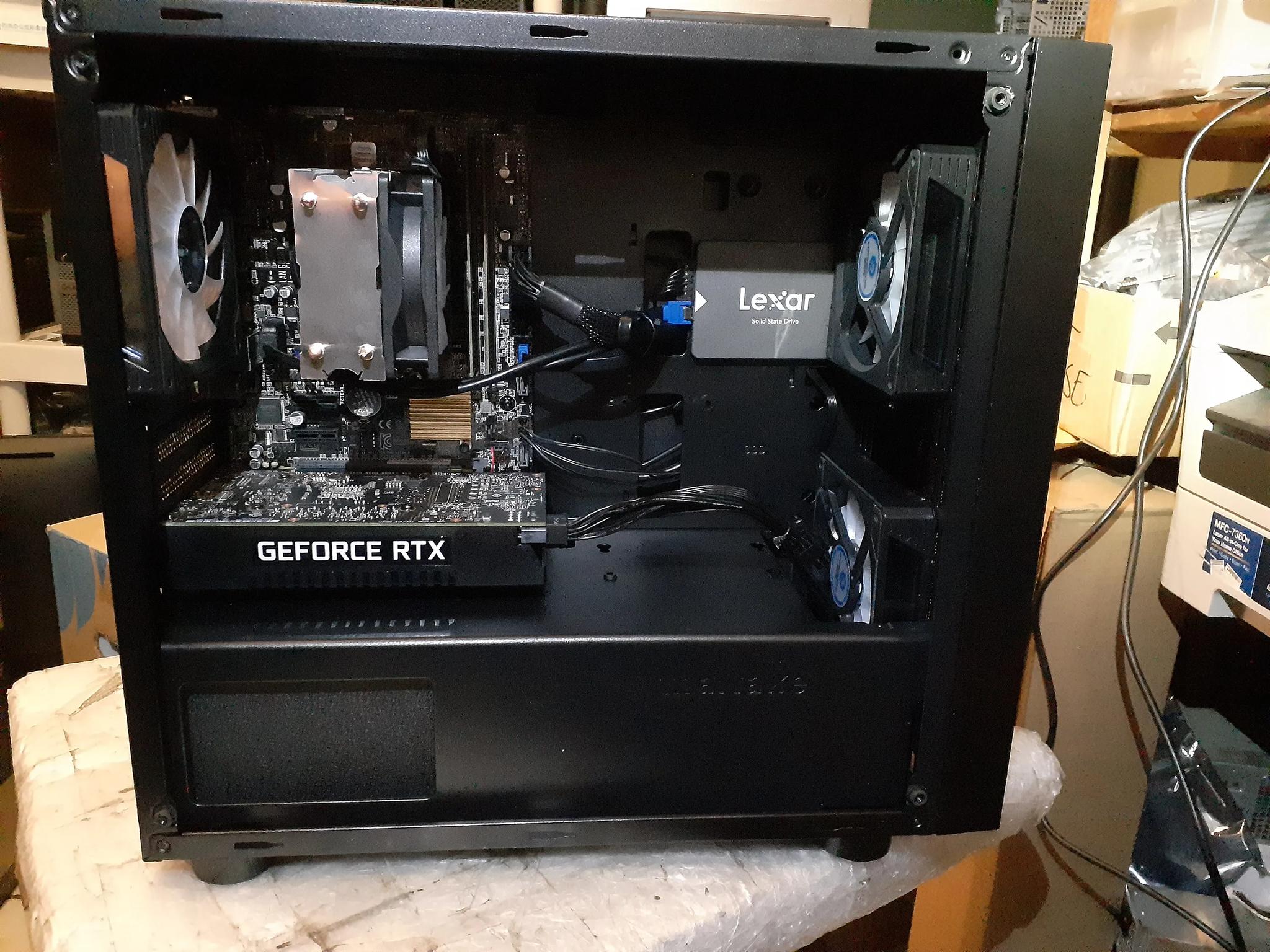 Custom Gaming Computer, i5-6500 CPU, 16 gig DDR4, 512 SSD, RTX 2060, Windows 11
