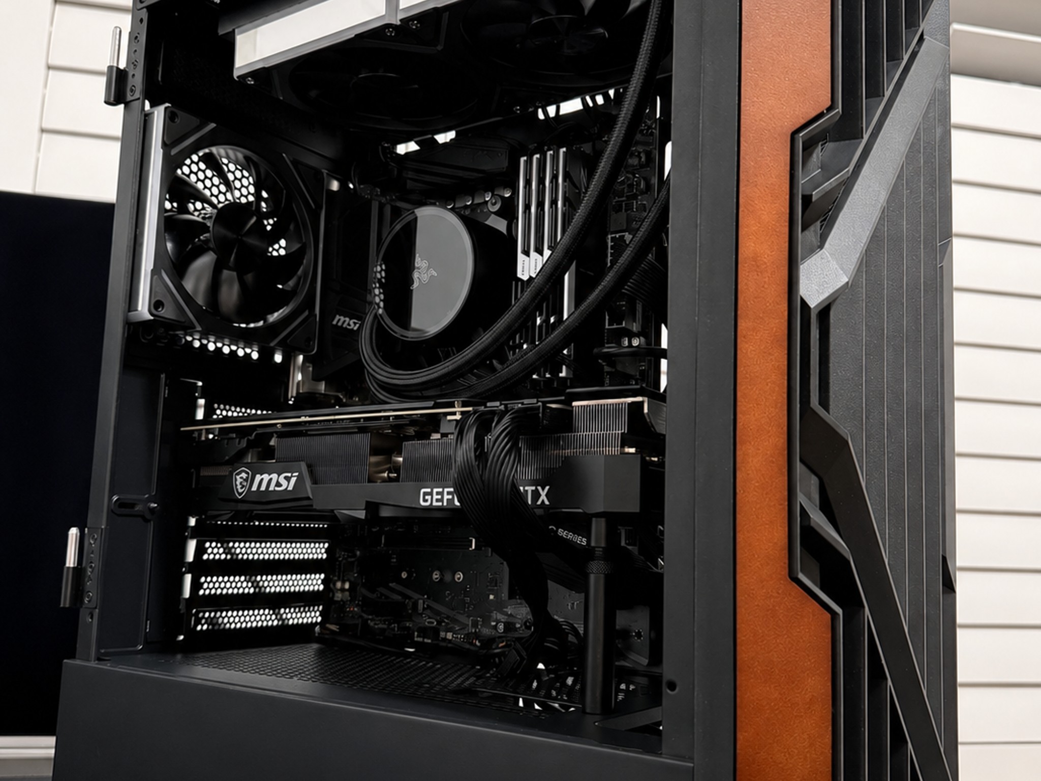 High-End Gaming PC | RTX 3080 Ti | Ryzen 9 5900XT | Wood Panel Case