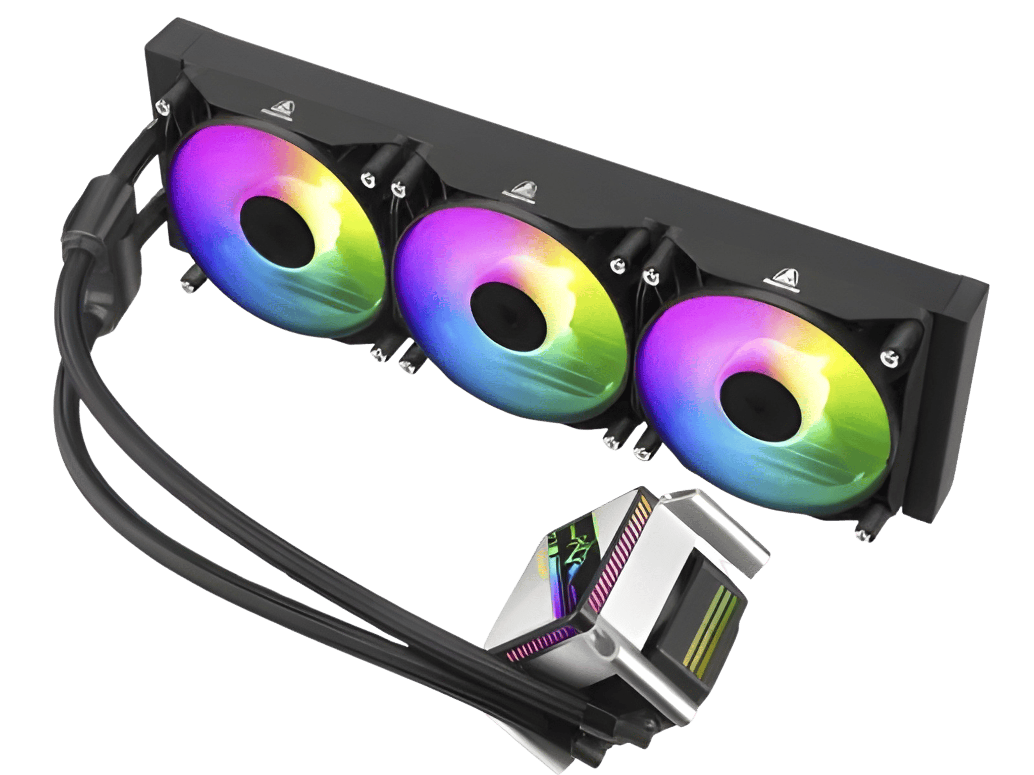 SEGOTEP 🆒KL-360🆒 | BLACK 360mm ARGB AIO CPU Liquid Cooler | TDP: 320W | LGA 1700 & AM5 Ready