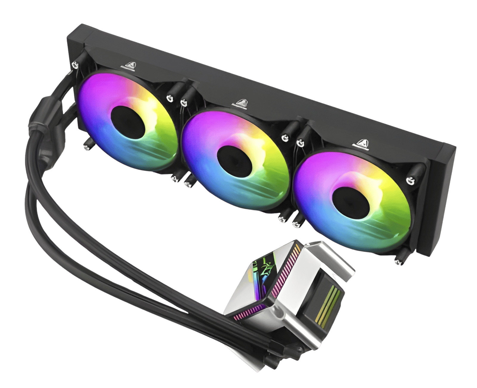 SEGOTEP 🆒KL-360🆒 | BLACK 360mm ARGB AIO CPU Liquid Cooler | TDP: 320W | LGA 1700 & AM5 Ready