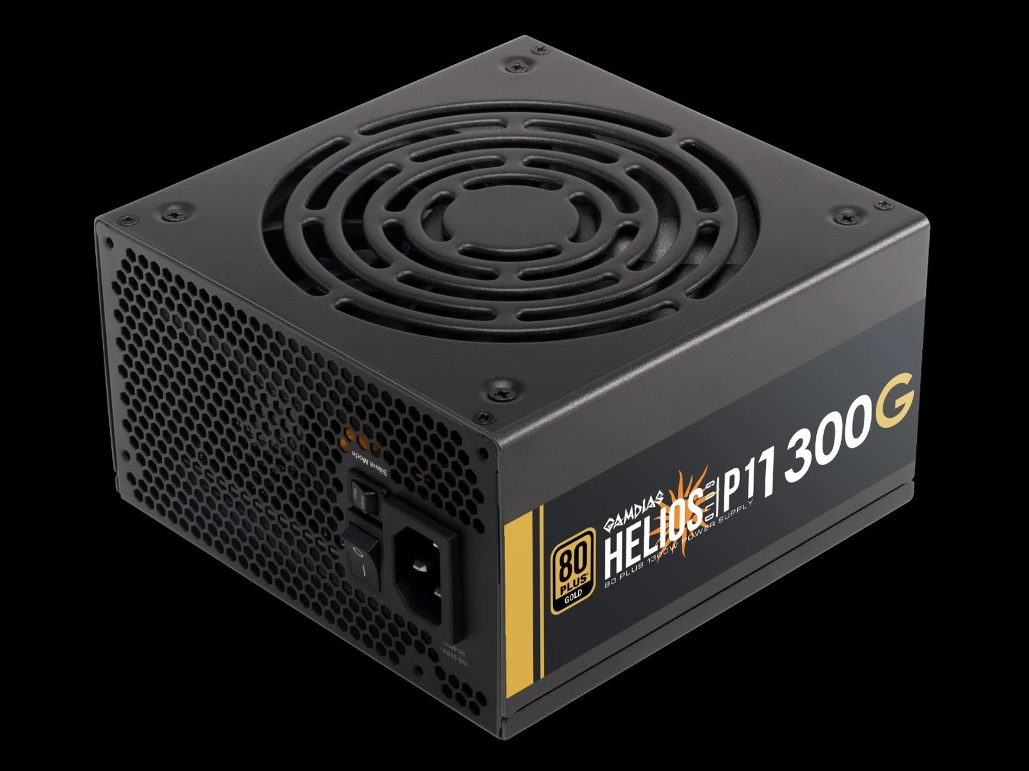 GAMDIAS Helios P2‑1300G 1300W 80+ Gold Fully Modular PSU ATX Power Supply NEW