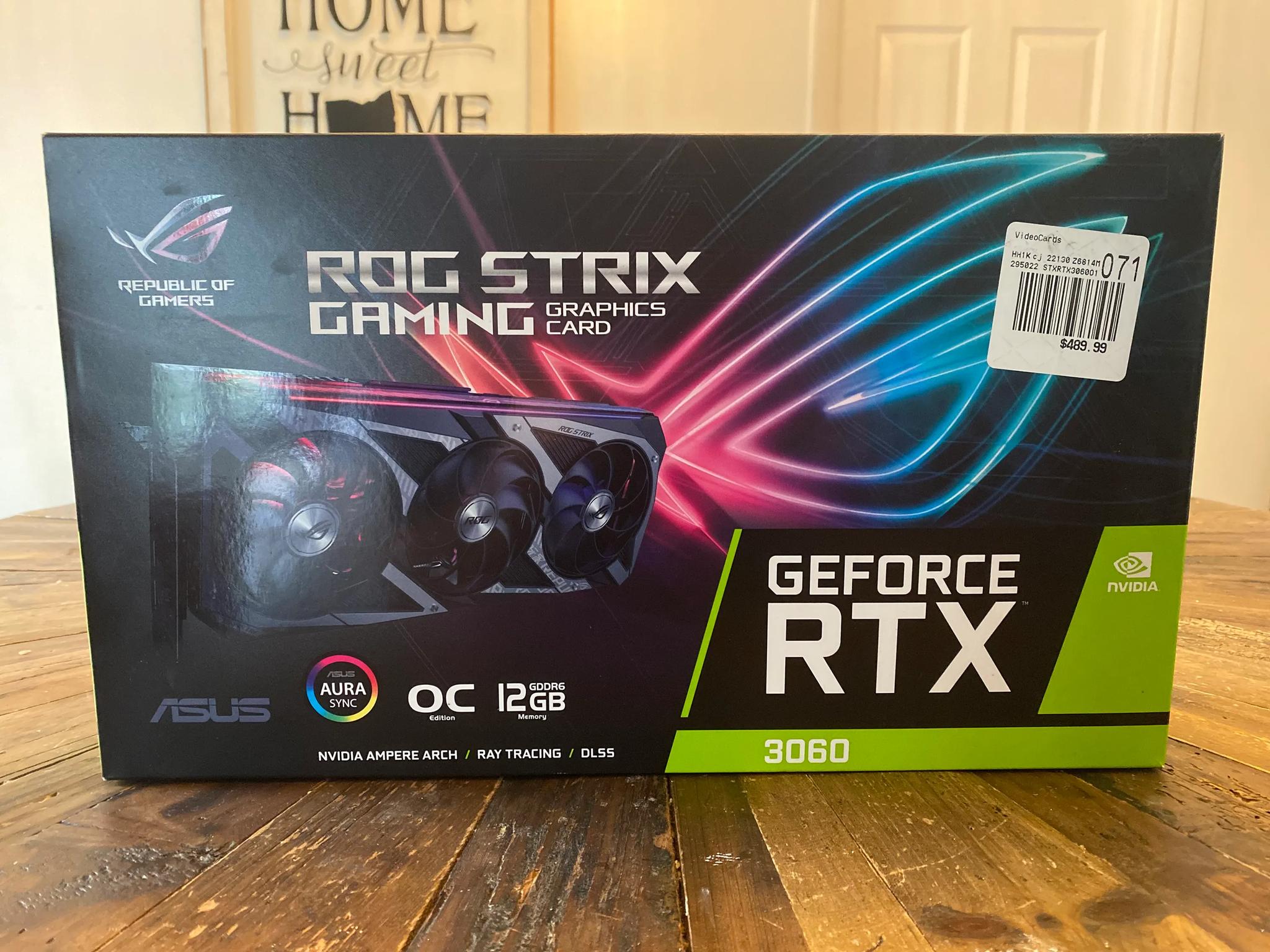 ASUS ROG STRIX 3060 OC 12GB