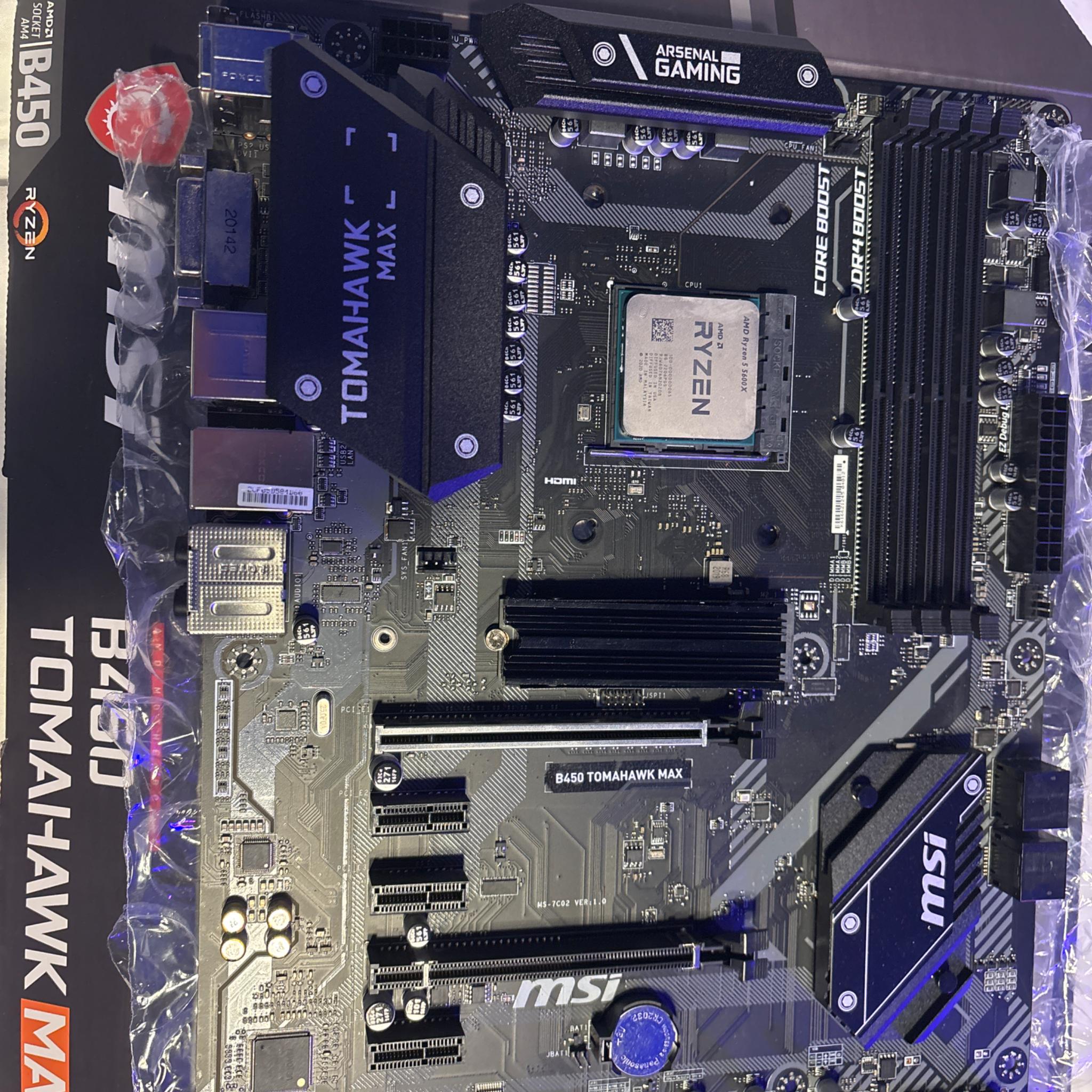 🔥 MLK Weekend Deal! Ryzen 5 5600X + MSI B450 Tomahawk Bundle 🖥️⚡ - $212.99