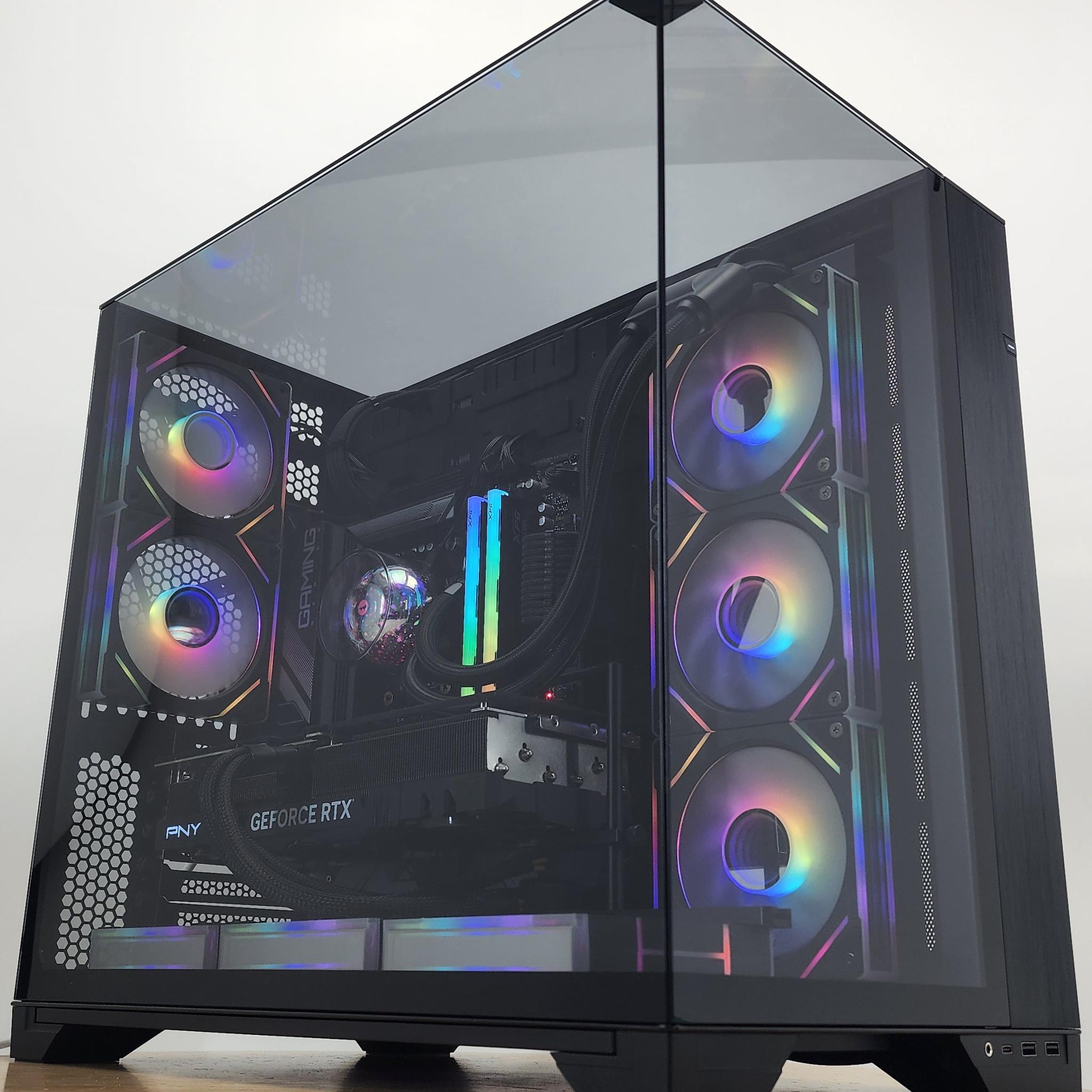 Gaming PC Ryzen 7 9700X 32GB RAM 1TB SSD RTX 4070 Ti SUPER 16GB Windows 11 Computer