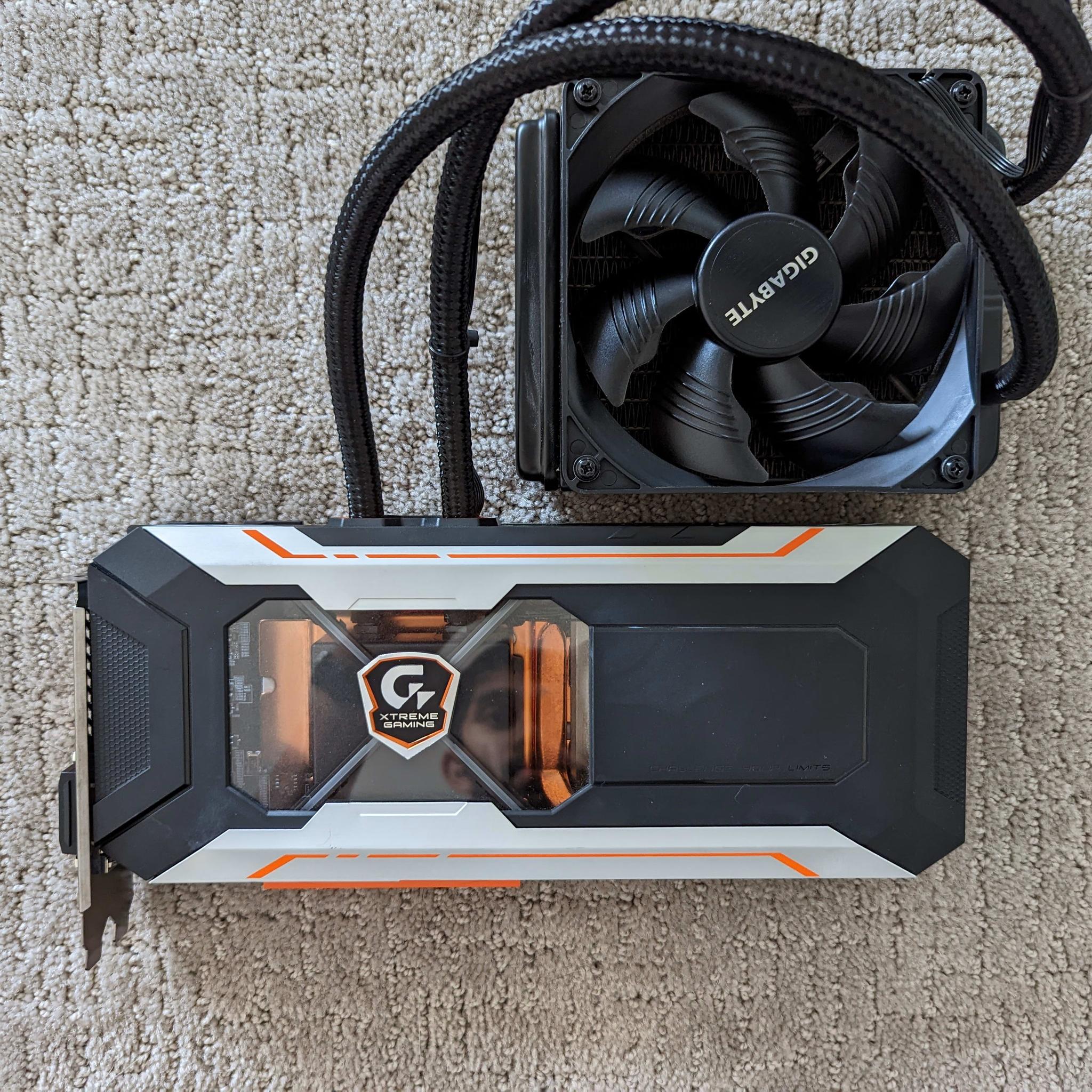 Gigabyte GeForce GTX 1080 8GB Waterforce GPU for $150