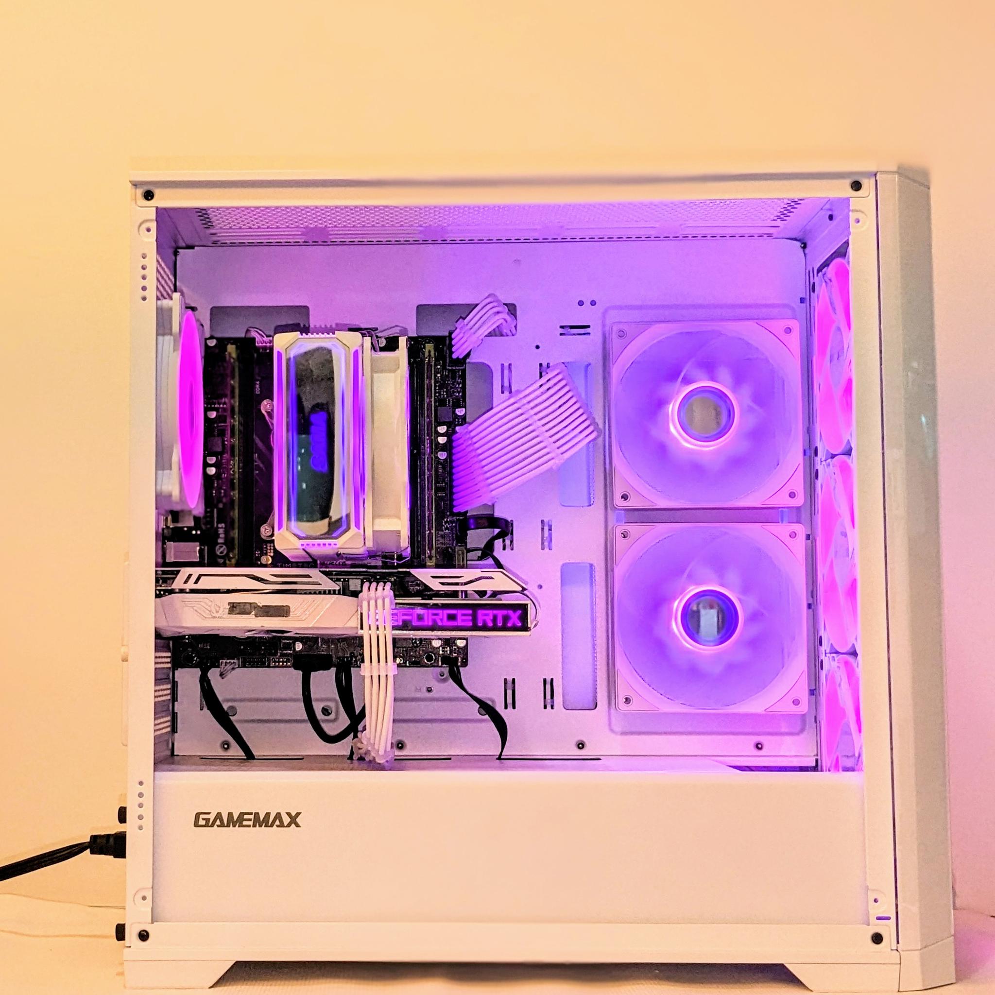 🧊Ice King👑 RTX 4060⚪️Intel I7-6800K/6-cores/12-threads⚪️16GB RAM ⚪️ 1TB NVMe SSD⚪️ Windows 11 Pro