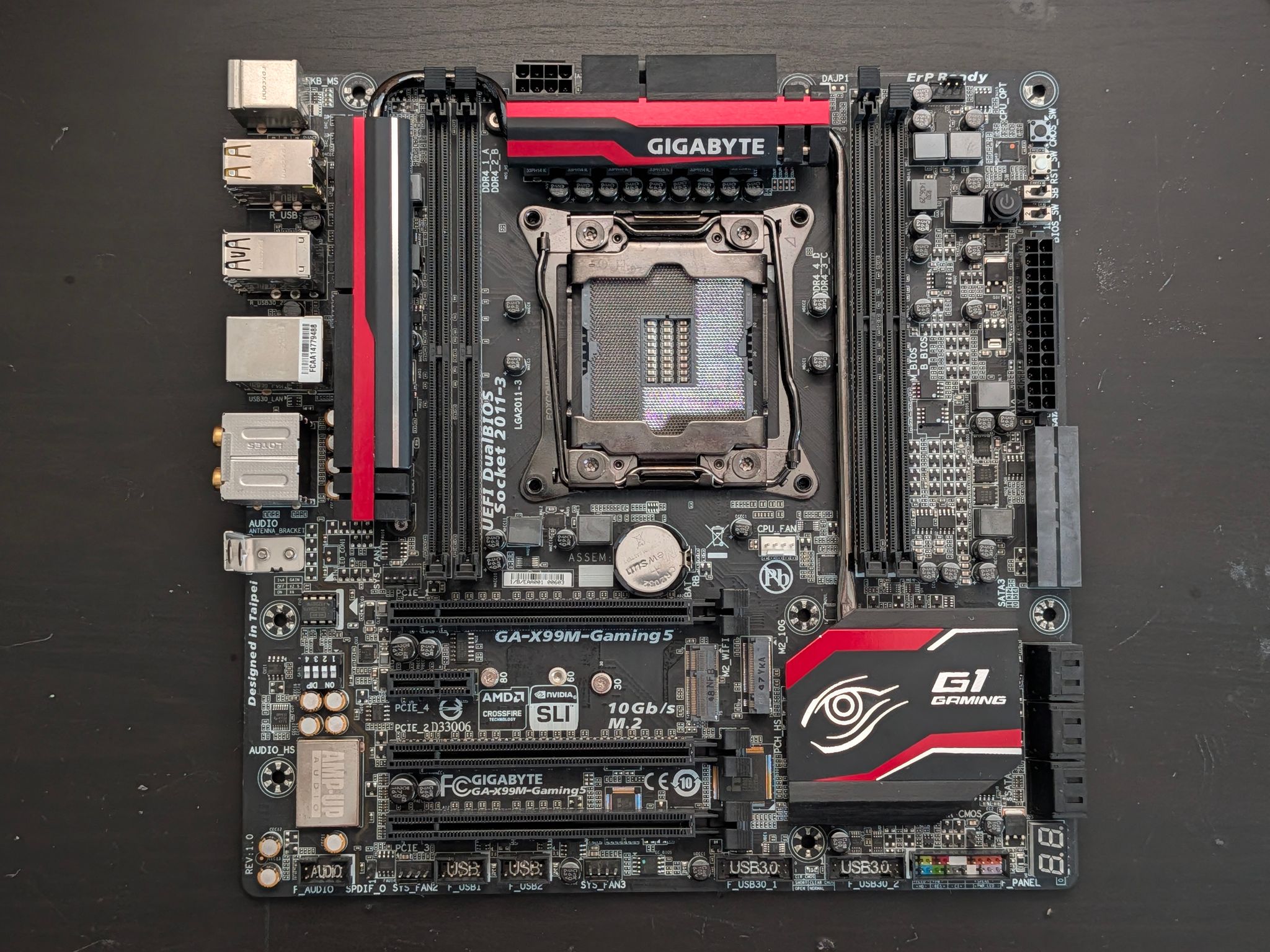 Gigabyte GA-X99M-Gaming 5 X99 LGA2011-3 DDR4 Motherboard