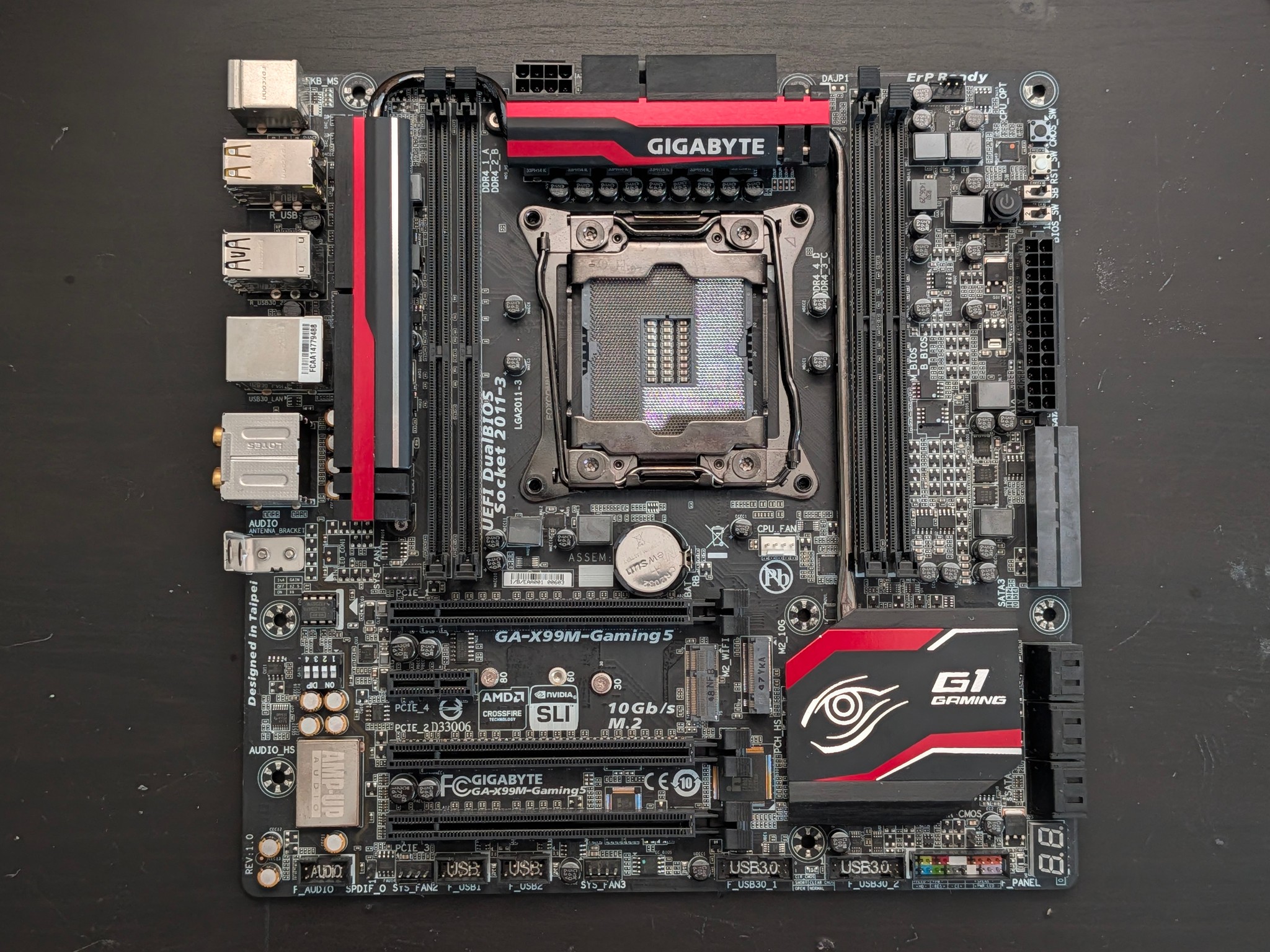 Gigabyte GA-X99M-Gaming 5 X99 LGA2011-3 DDR4 Motherboard