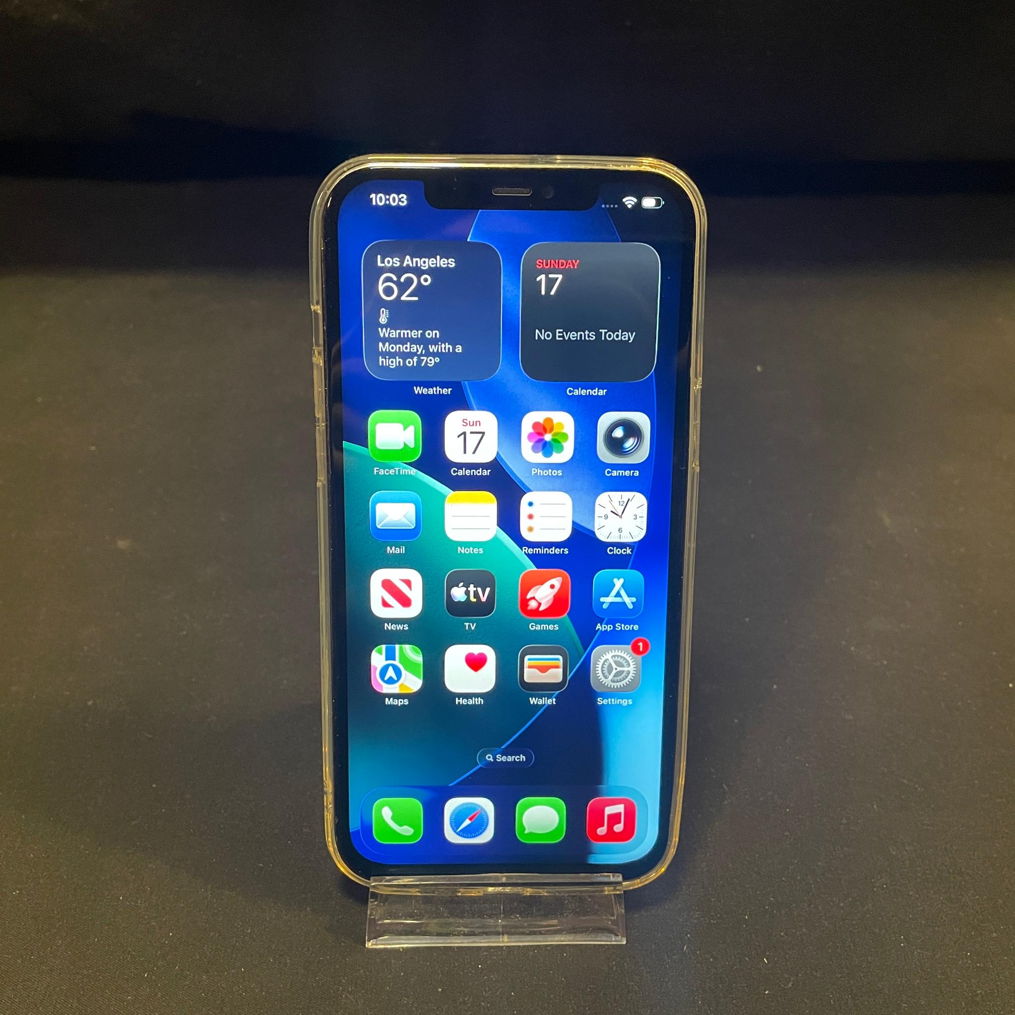 Iphone 12 Pro Max 128gb With Case And Tempered Glass Screen Protector