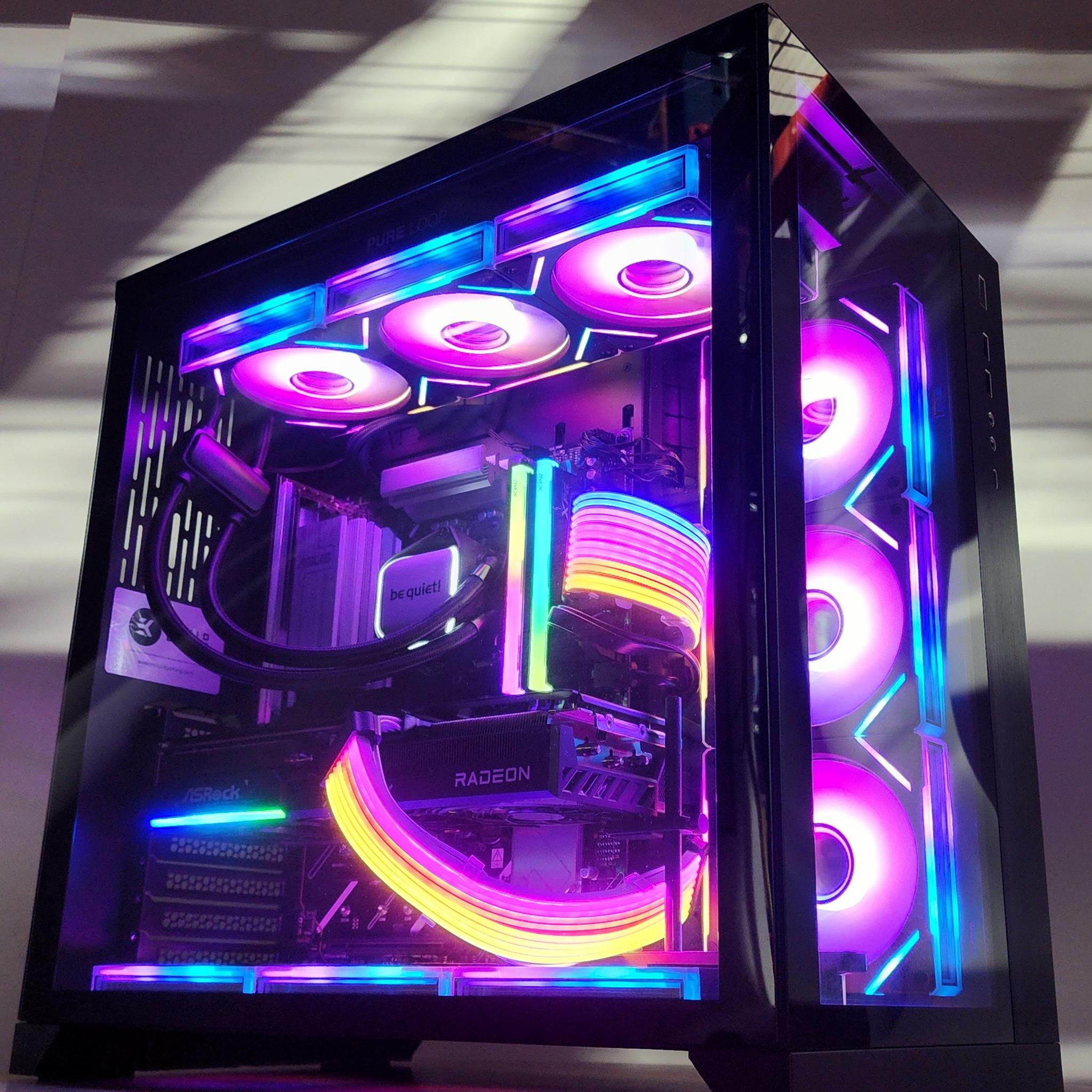 Gaming PC Ryzen 7 9800X3D 32GB RAM 1TB SSD RX 9070 16GB Windows 11 Computer