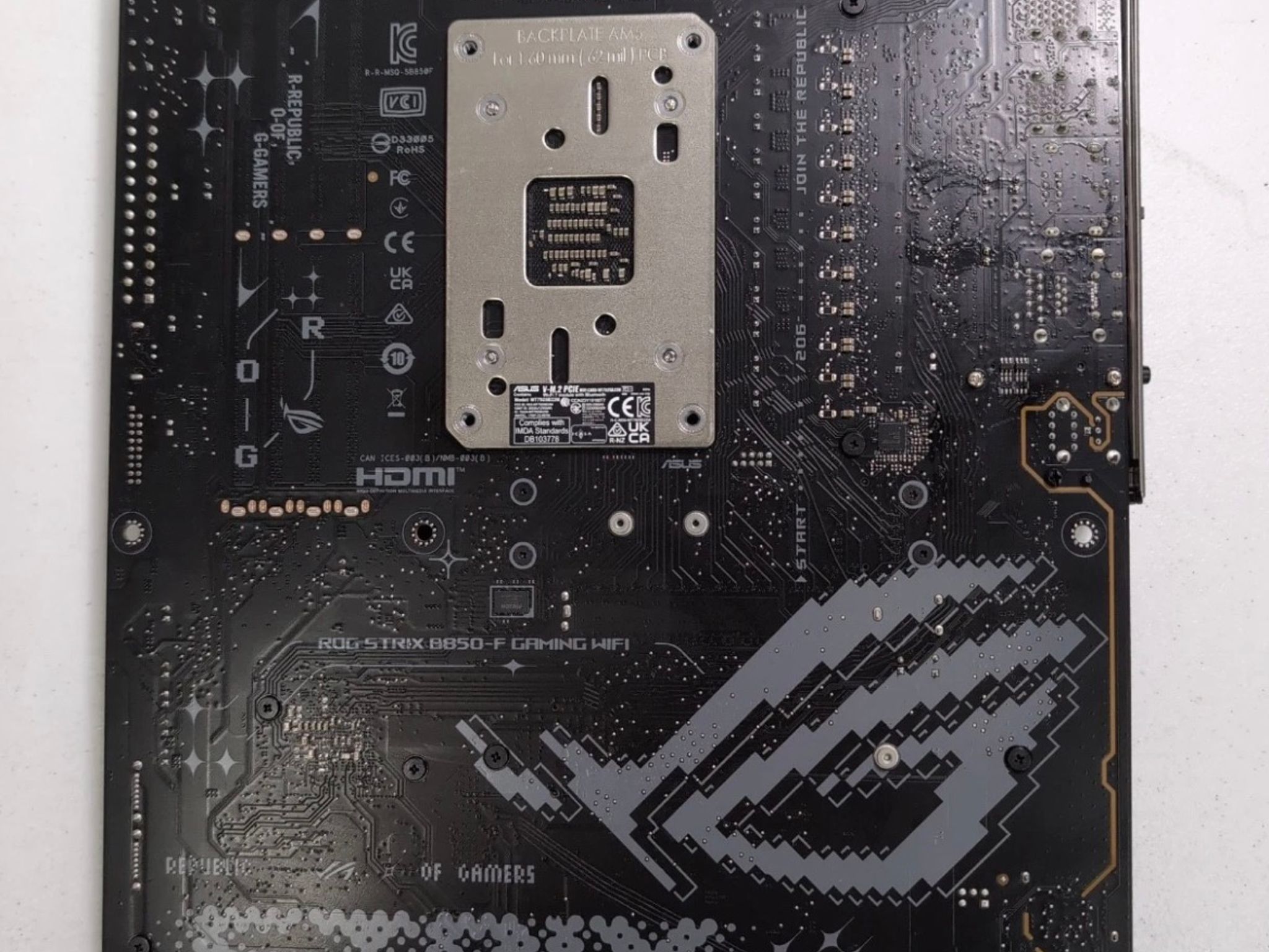 ASUS ROG Strix B850-F Gaming WiFi AM5 Motherboard