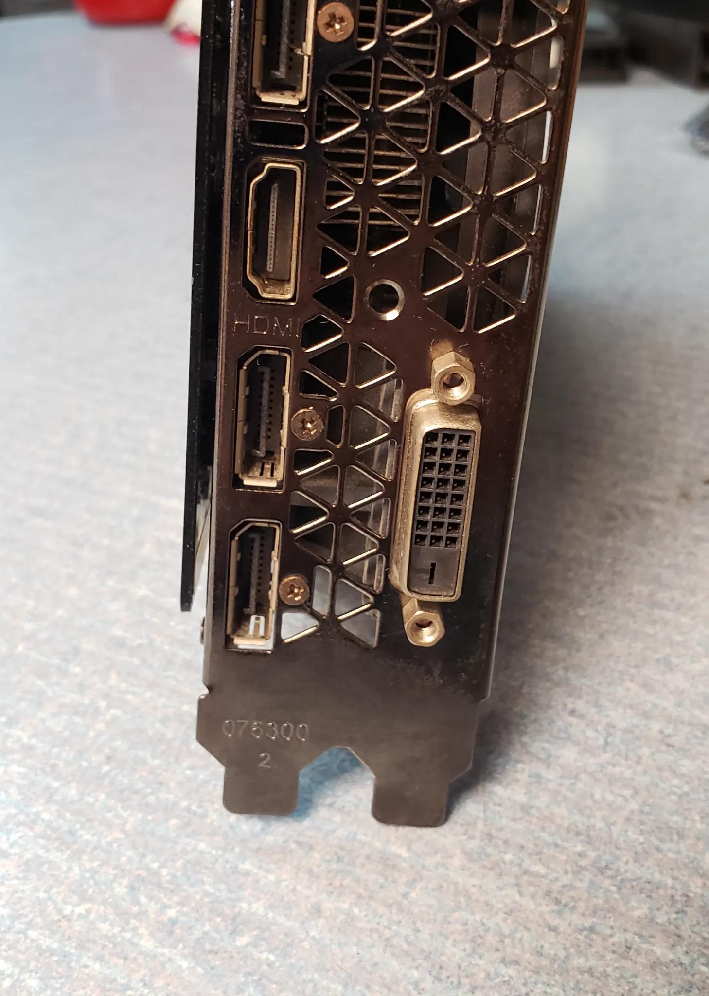Zotac GTX 1080 mini graphics card.