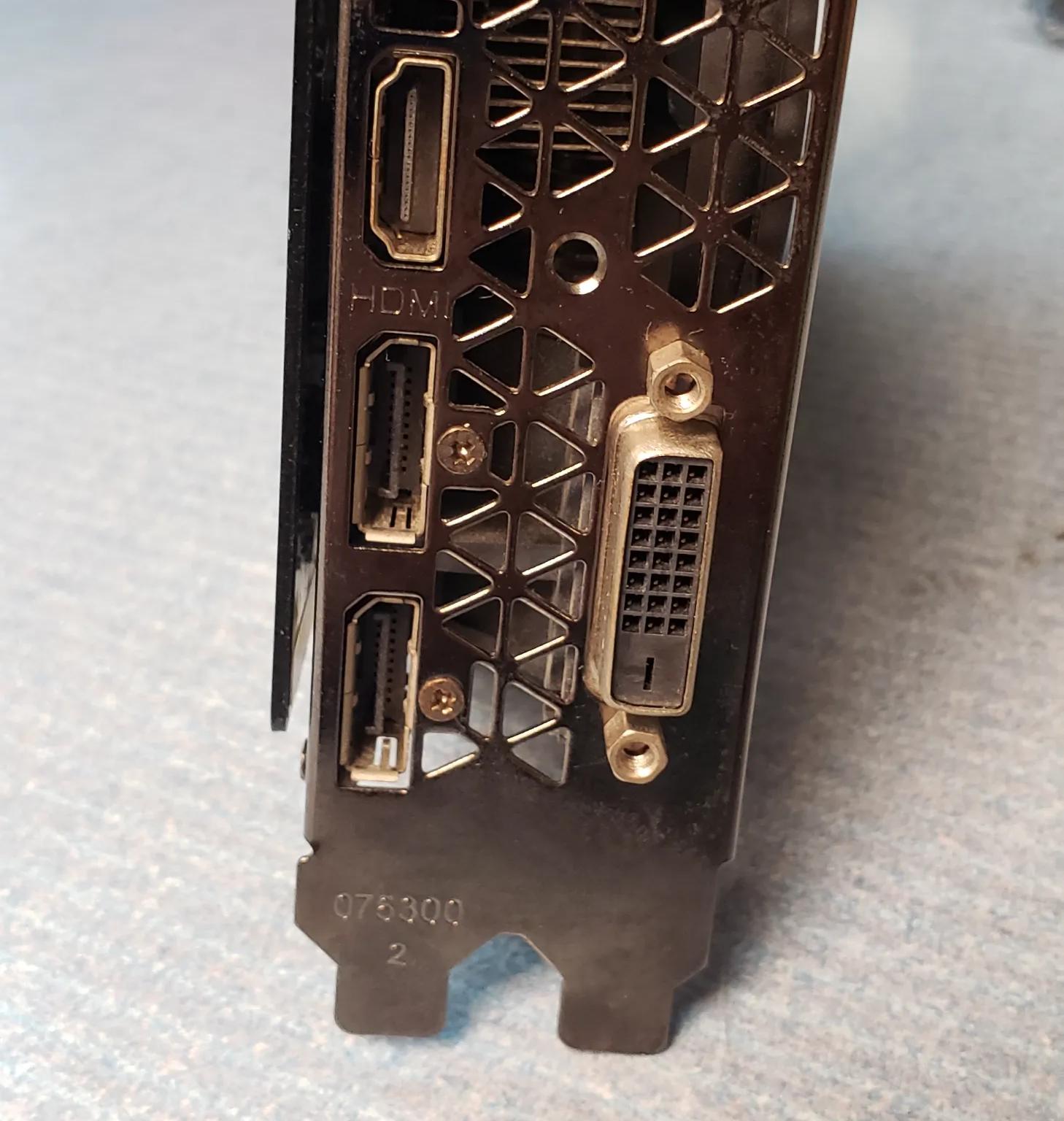 Zotac GTX 1080 mini graphics card.