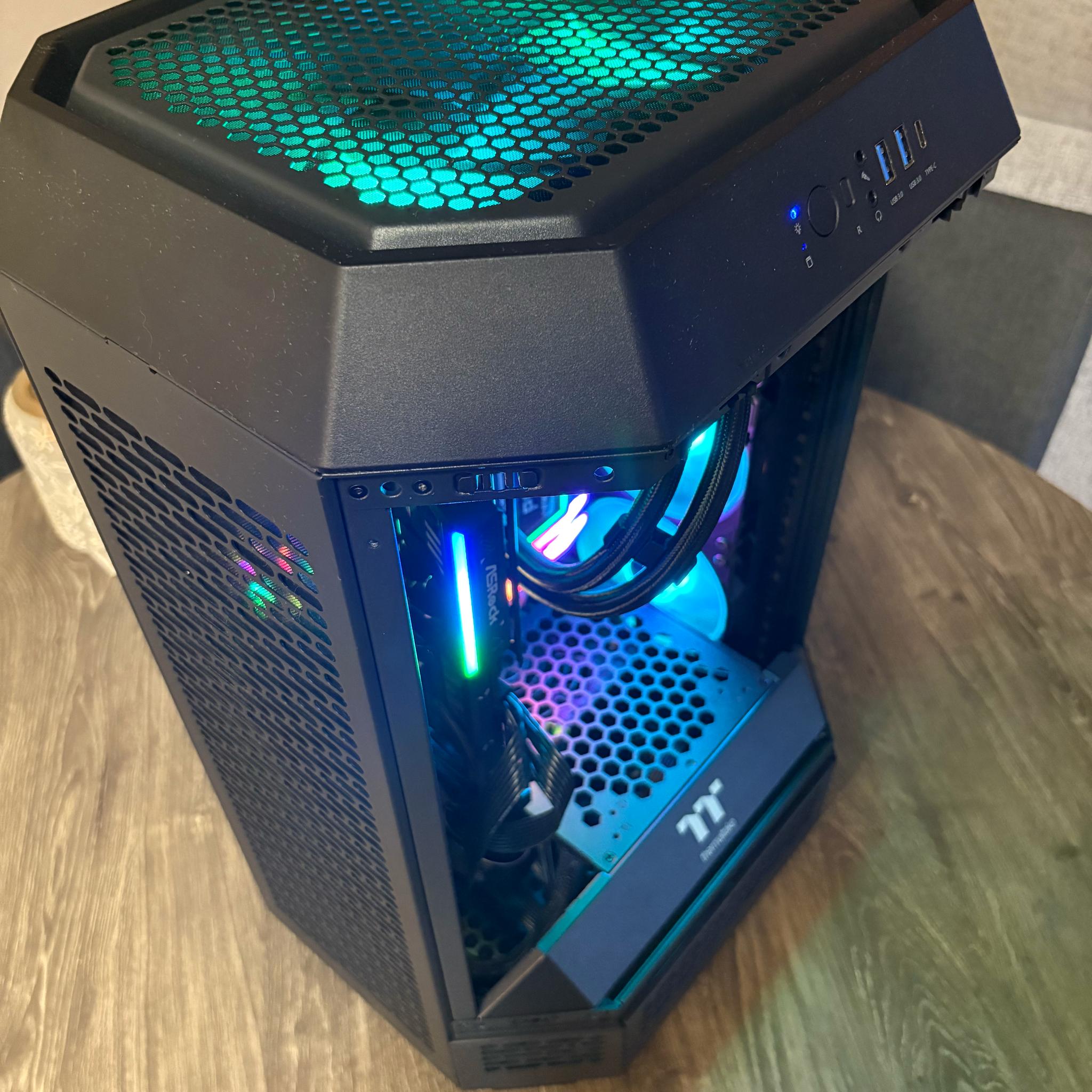 🦠ASrock Challenger Synergy🦠 AM5 Gaming PC - Ryzen 5 7500F | RX 9060 XT 16GB | 16GB DDR5 | 1TB Gen5