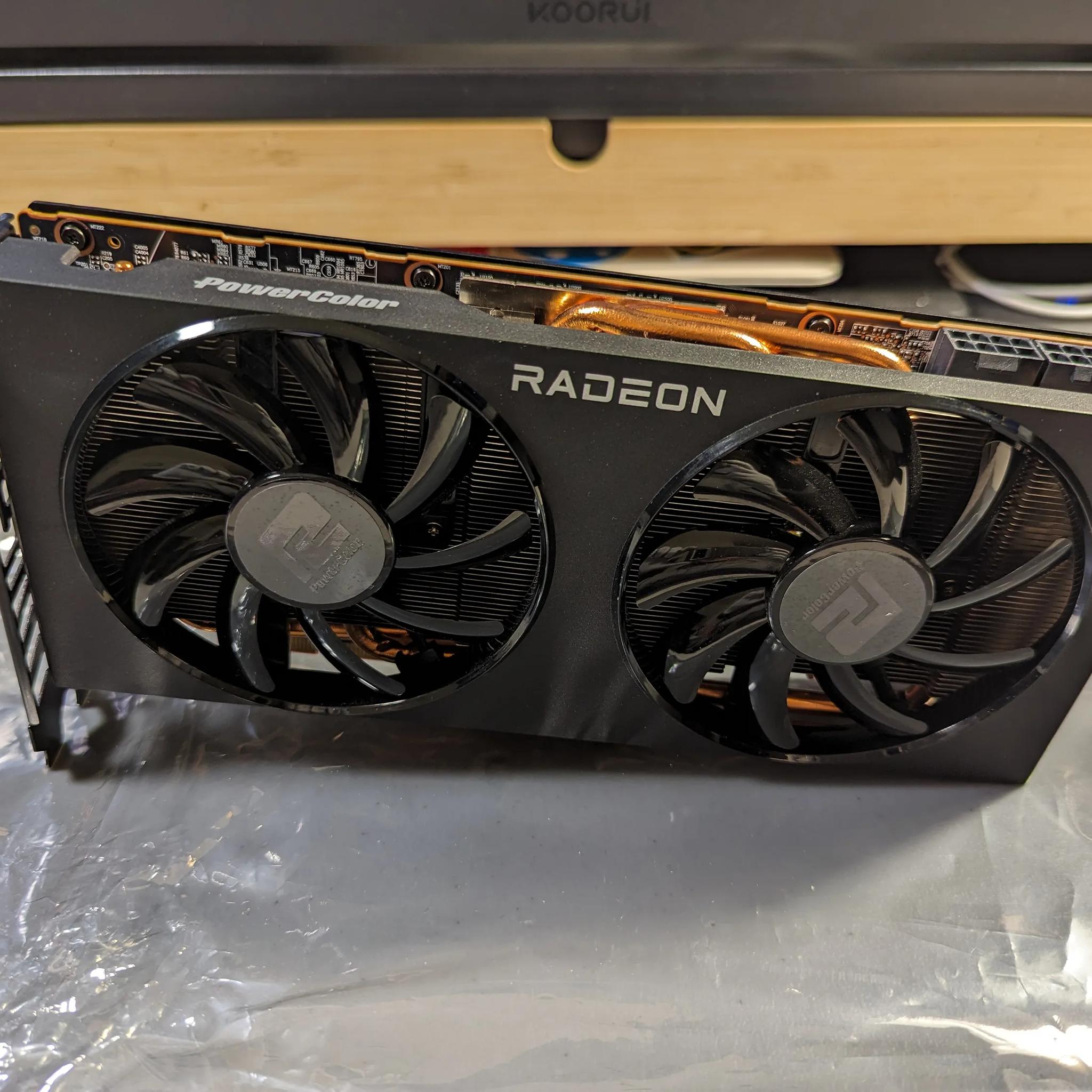 PowerColor Fighter Radeon RX 6700 XT 12 GB. Used, Perfect for SFF Cases! High FPS 1080p/60 FPS 1440p