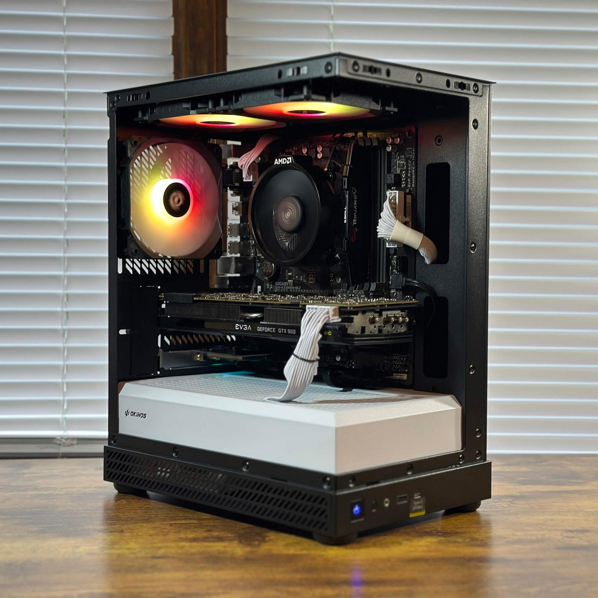 GTX 980 4GB | Ryzen 5 1600AF | 16GB DDR4 | 1.25TB Storage | Win11 | WIFI | 1080P Budget Gaming PC
