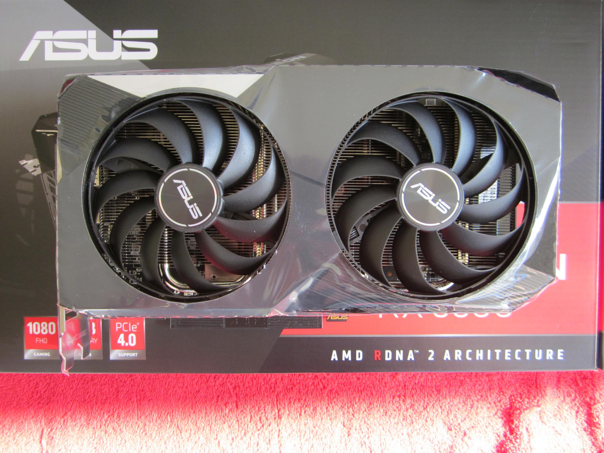 ASUS DUAL AMD Radeon RX 6600 8GB Video Card