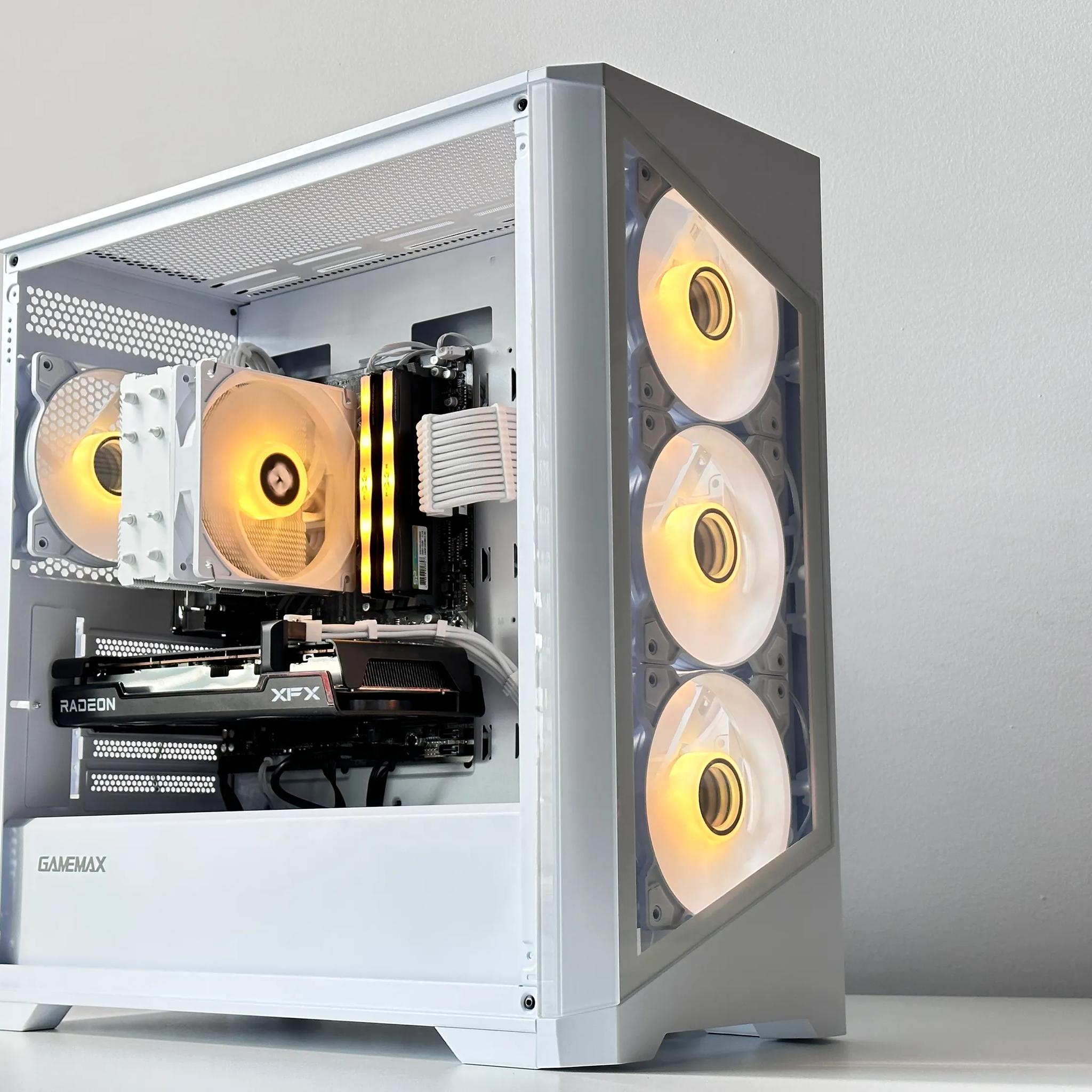 🧊Iceberg🧊 AMD RX 6650 XT 8GB🌨️AMD Ryzen 5 5600X 6Core🌨️32GB DDR4🌨️ 1TB SSD NVME
