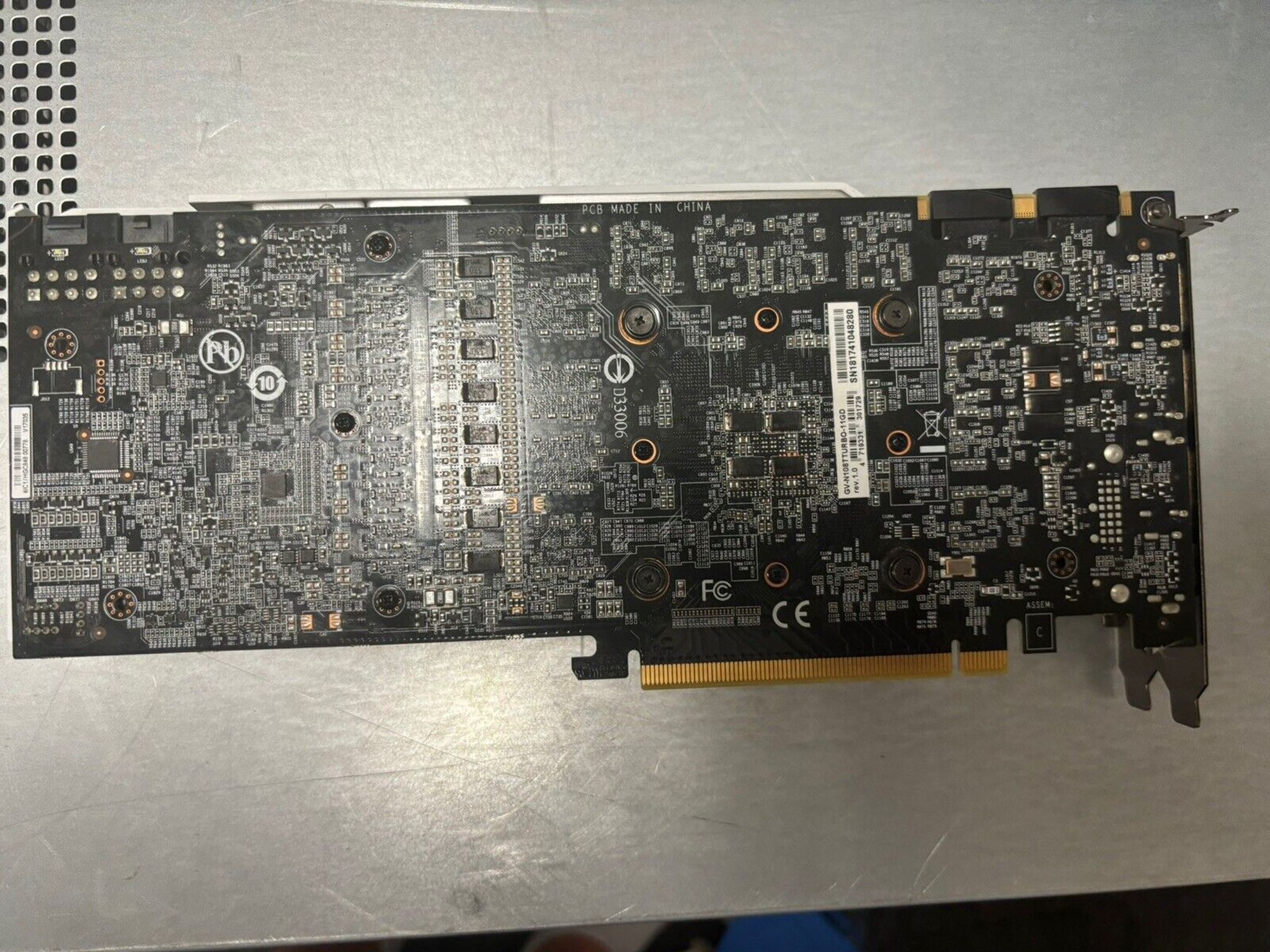 Gigabyte GeForce GTX 1080 Ti 11GB Turbo Graphics Card GPU