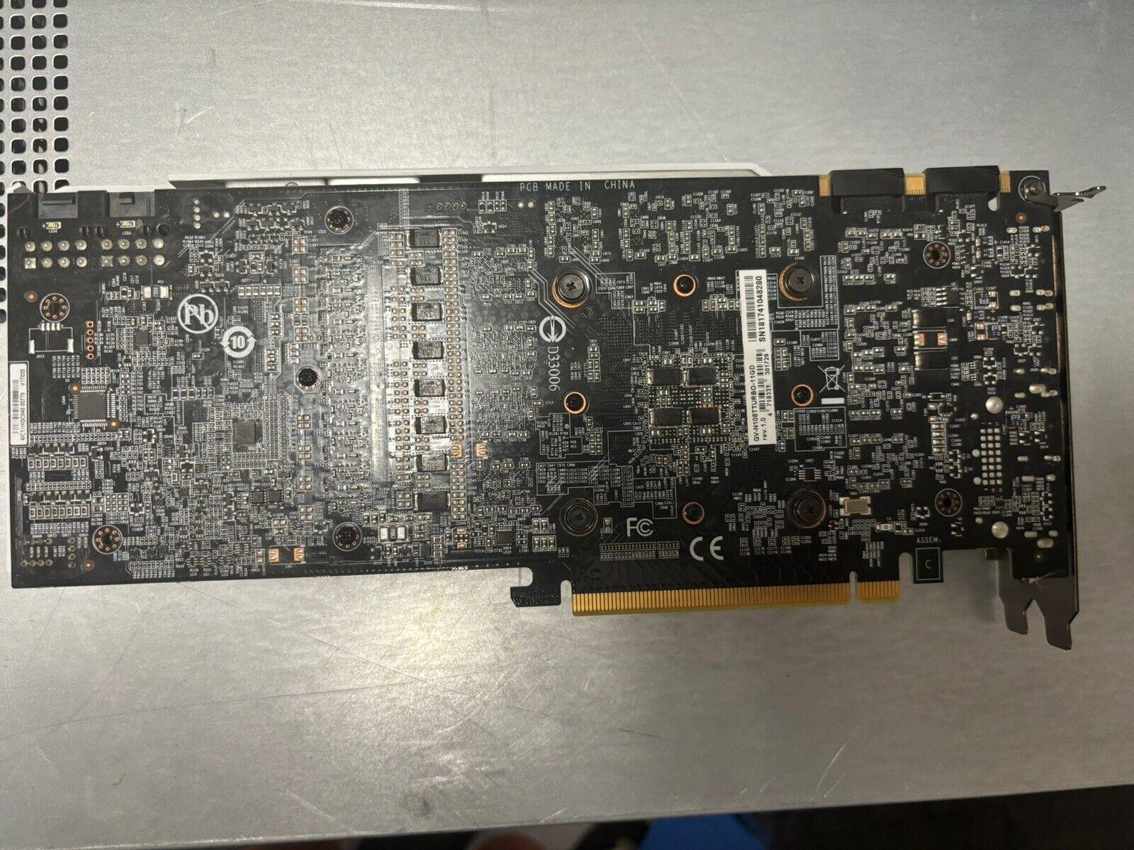 Gigabyte GeForce GTX 1080 Ti 11GB Turbo Graphics Card GPU