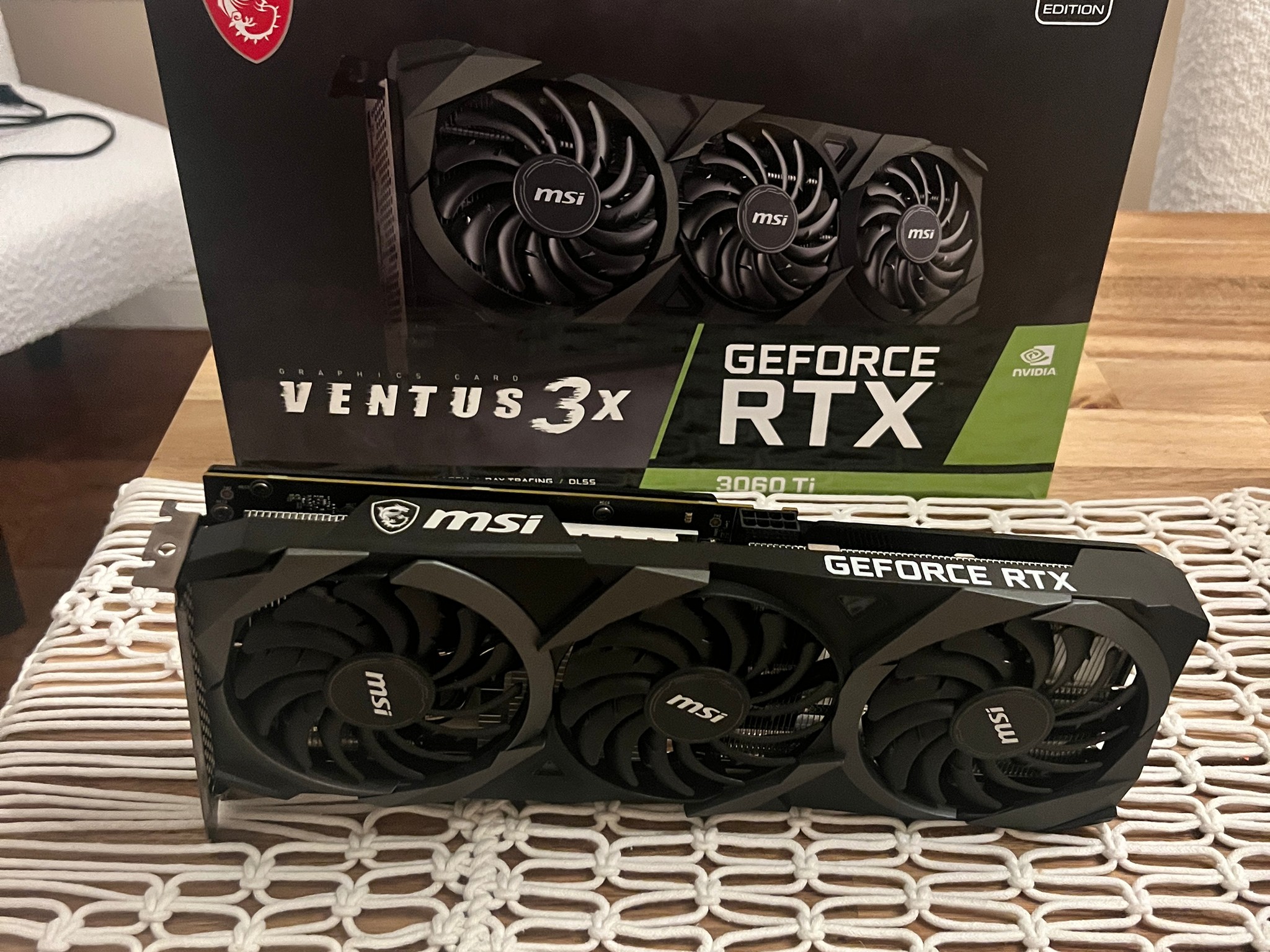 3060 ti | MSI ventus 3x | like new with box