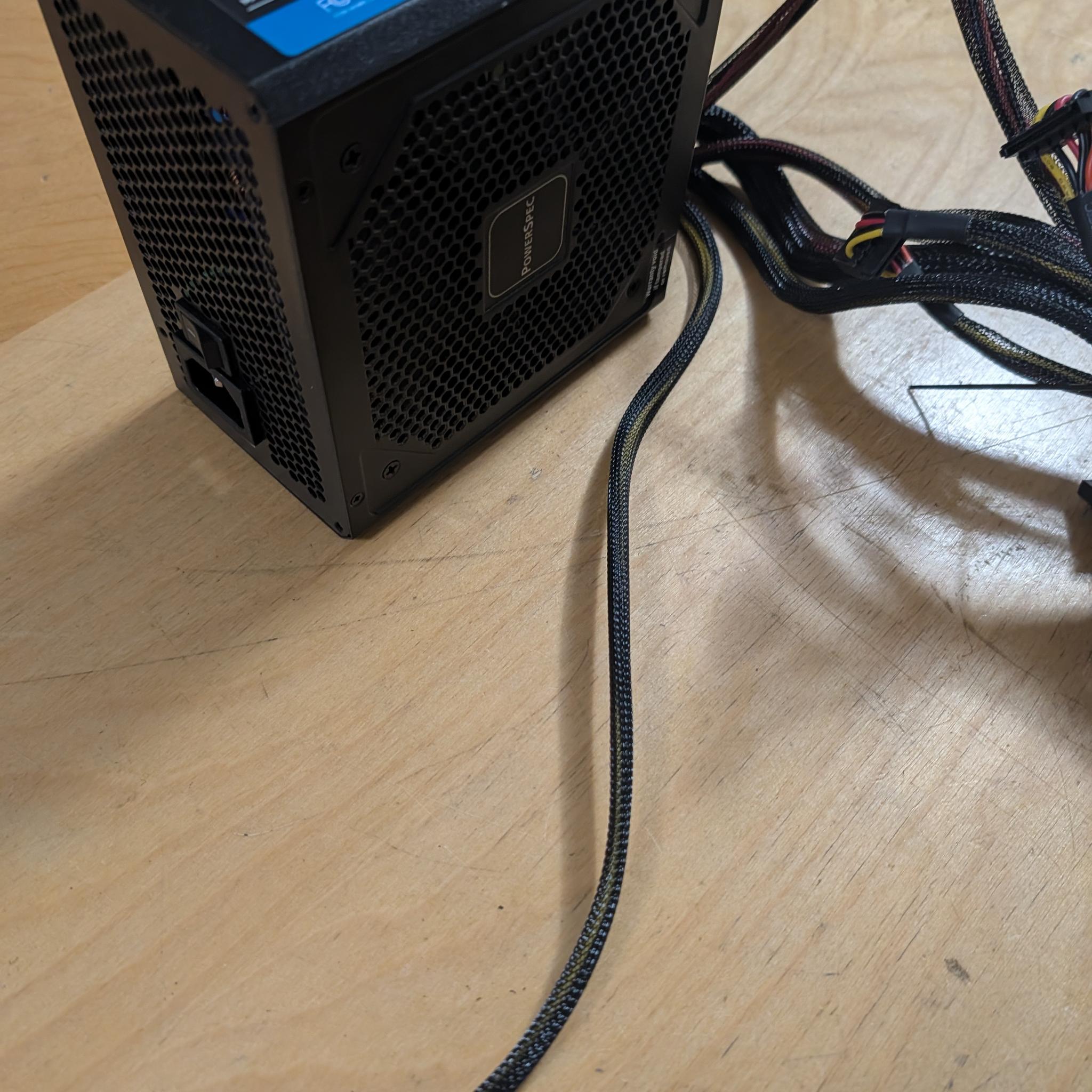 430w PowerSpec ATX black PSU 80 plus