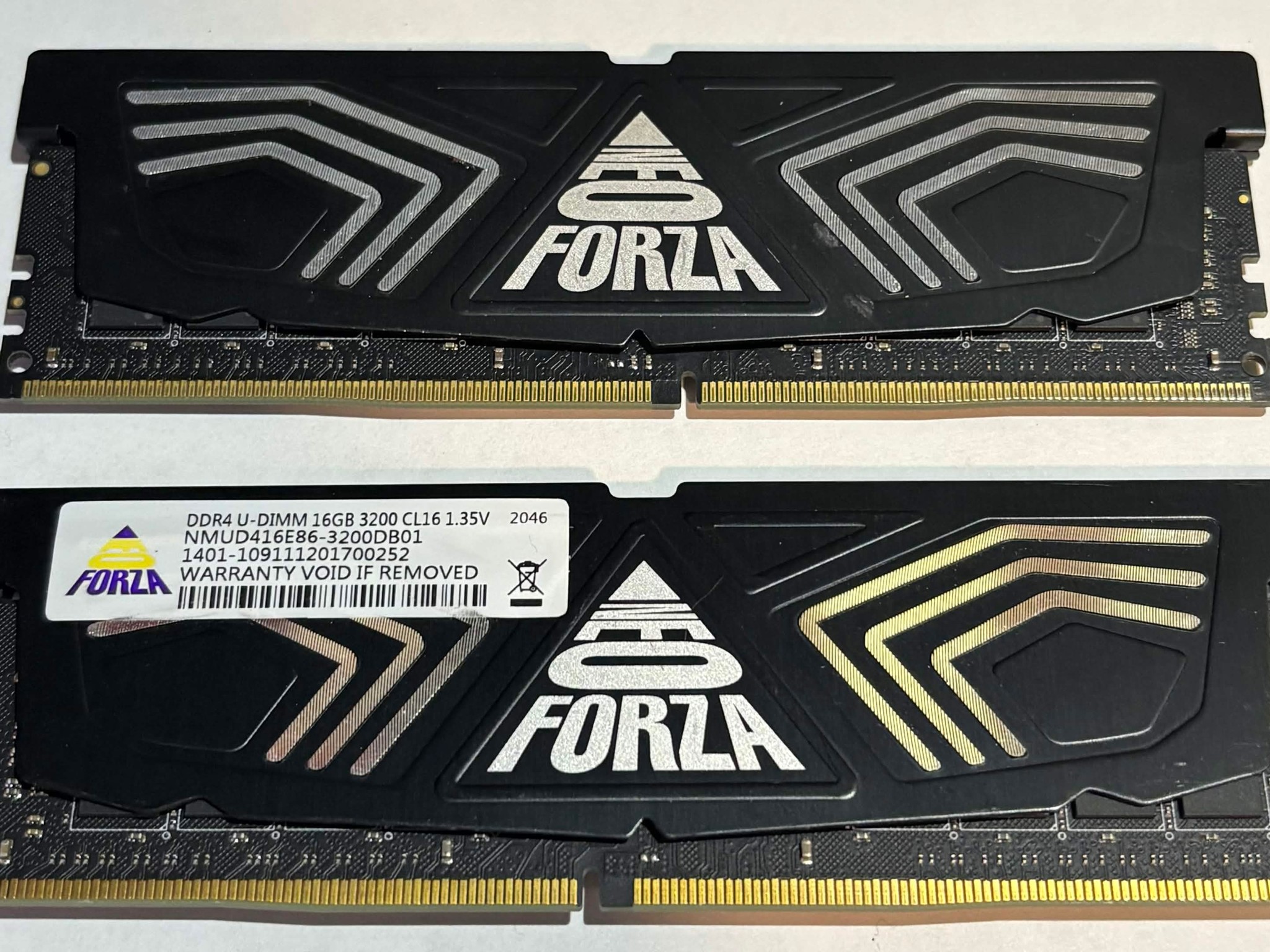 Neo Forza 32GB (2x16GB) DDR4 3200MHz CL16 Gaming Memory Kit | Tested Working
