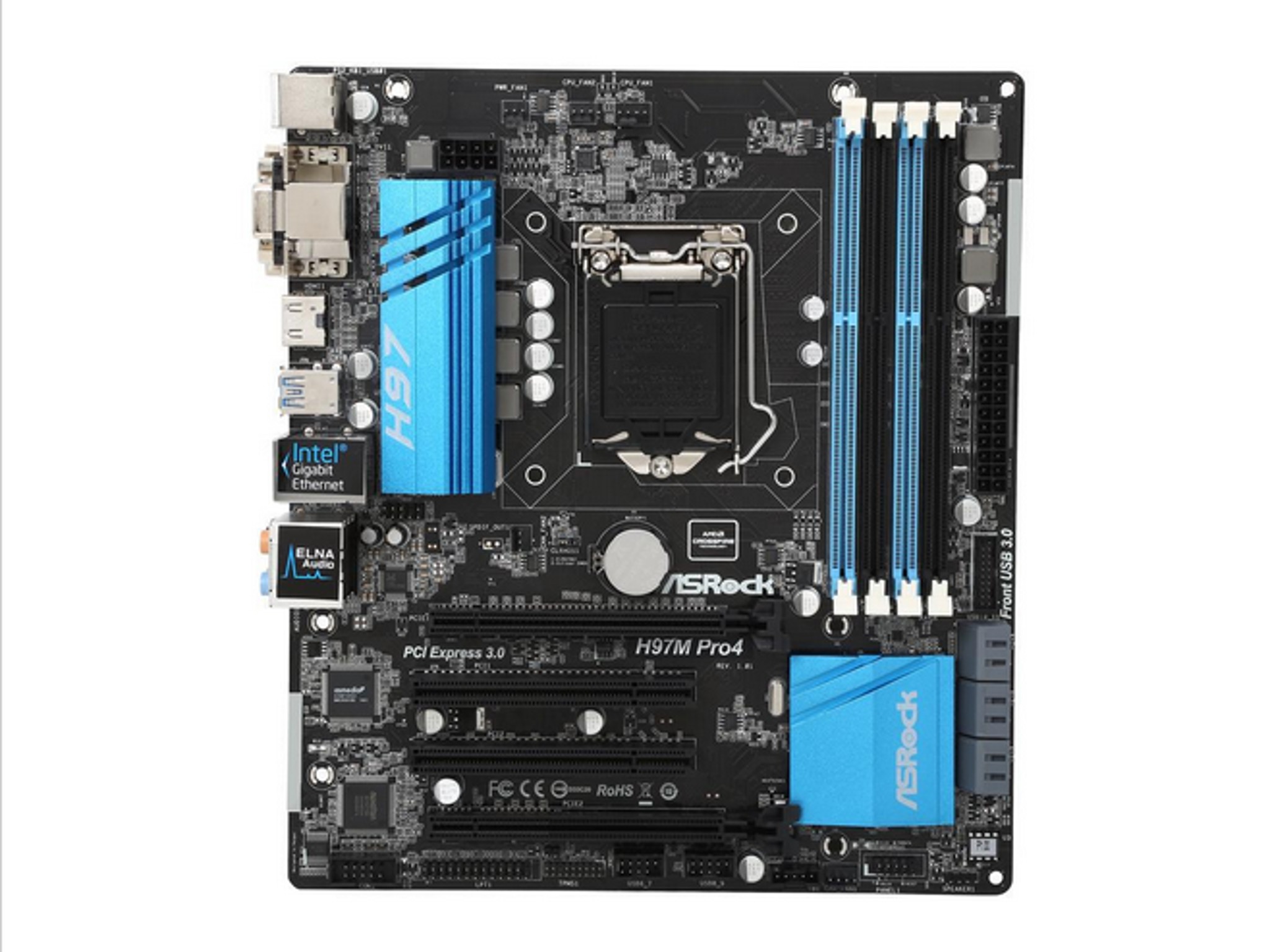 NEW ASRock Intel H97M Pro4 Motherboard, complete, sealed in original retail box