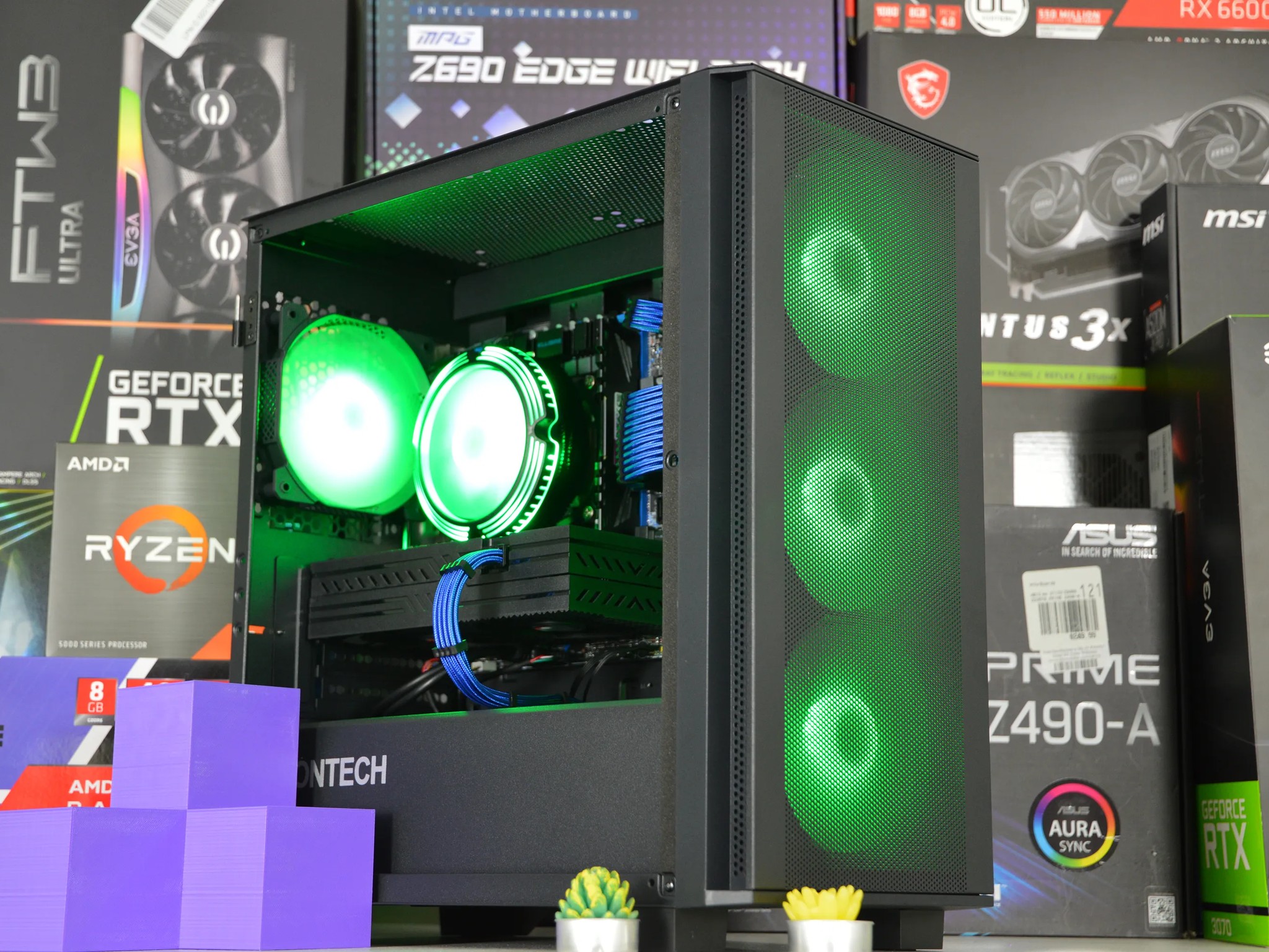 🔵⚫️| RX 580 8GB | INTEL XEON E5 2670 V3 | 16GB RAM | 512GB SSD + 1TB HDD | Midnight Cobalt |