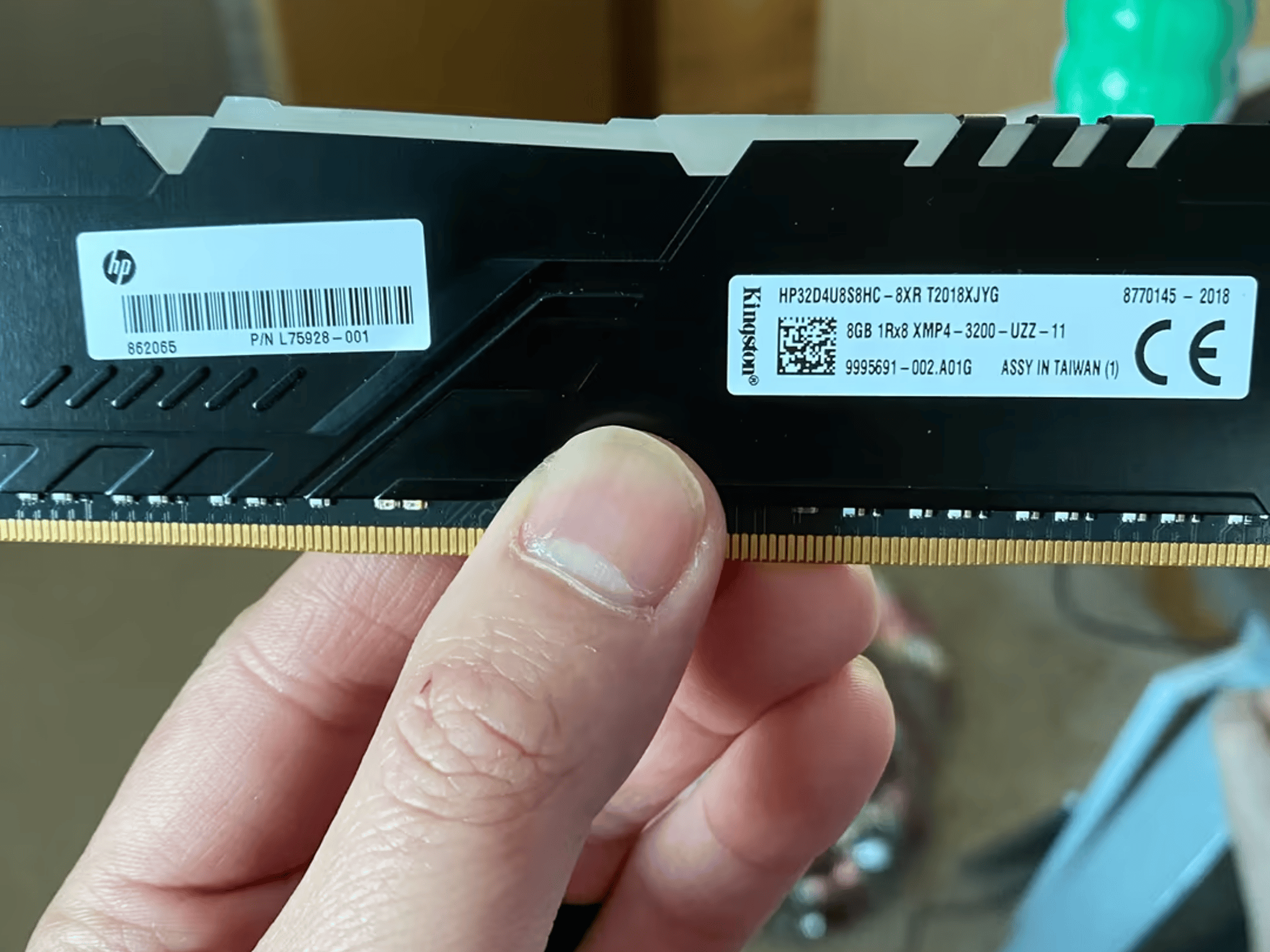 Kingston HyperX Fury RGB OEM 8GB (1 x 8GB) 3200MHz