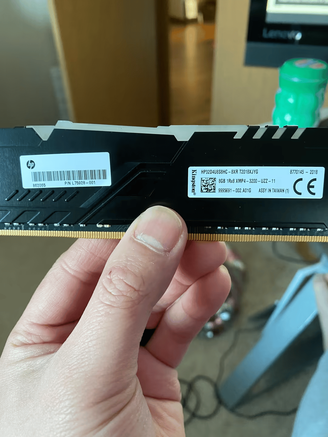 Kingston HyperX Fury RGB OEM 8GB (1 x 8GB) 3200MHz