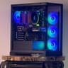 FREE SHIPPING 🖤 🌈 Black RGB Gaming PC | RX 9070 16 GB | Ryzen 5 7600x | 1TB SSD | 32 GB DDR5
