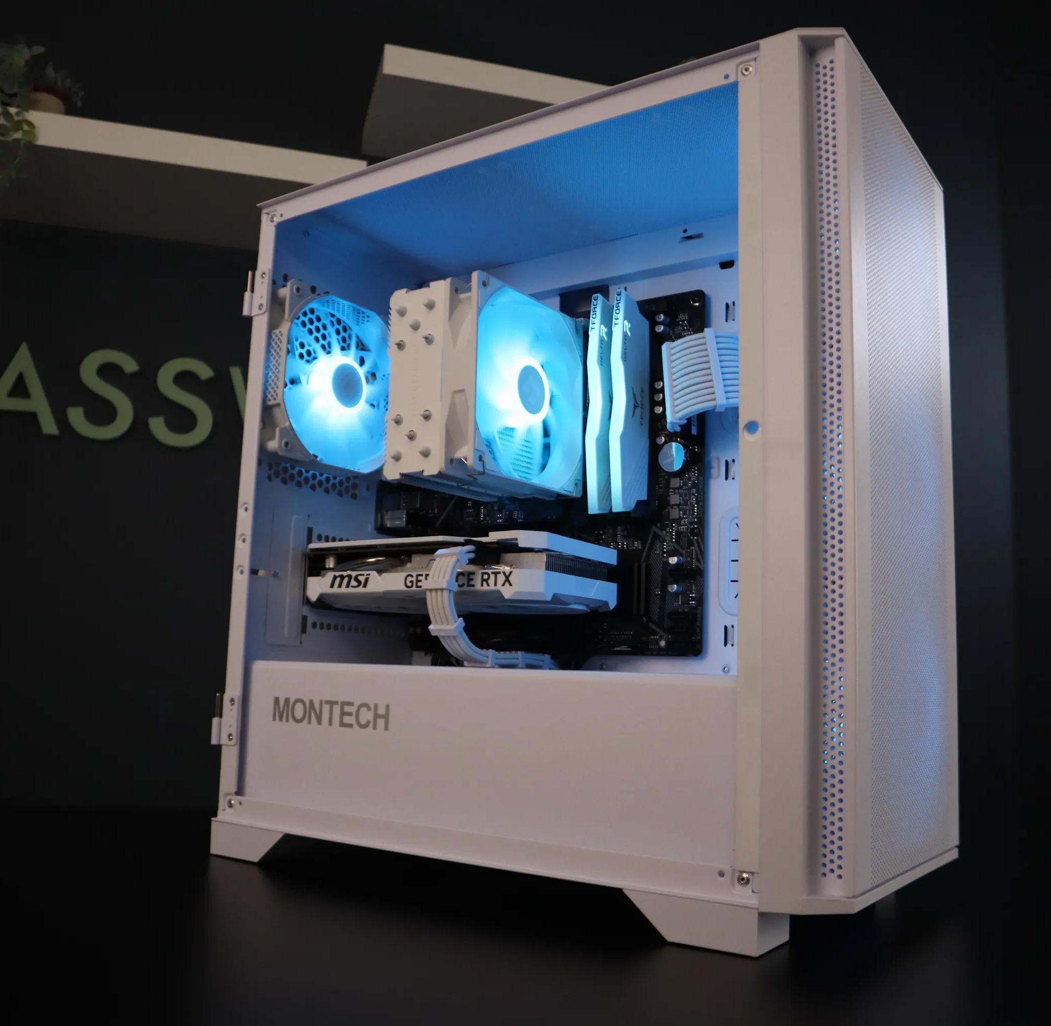 1440p WiFi Gaming PC | Ryzen 5 5600 | MSI RTX 4060 | 1TB | WHITE | All Parts Brand New