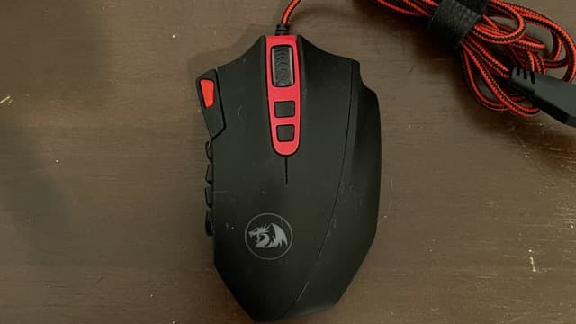 Redragon M901 Wired Gaming Mouse MMO RGB LED Backlit Mice 12400 DPI Perdition 18