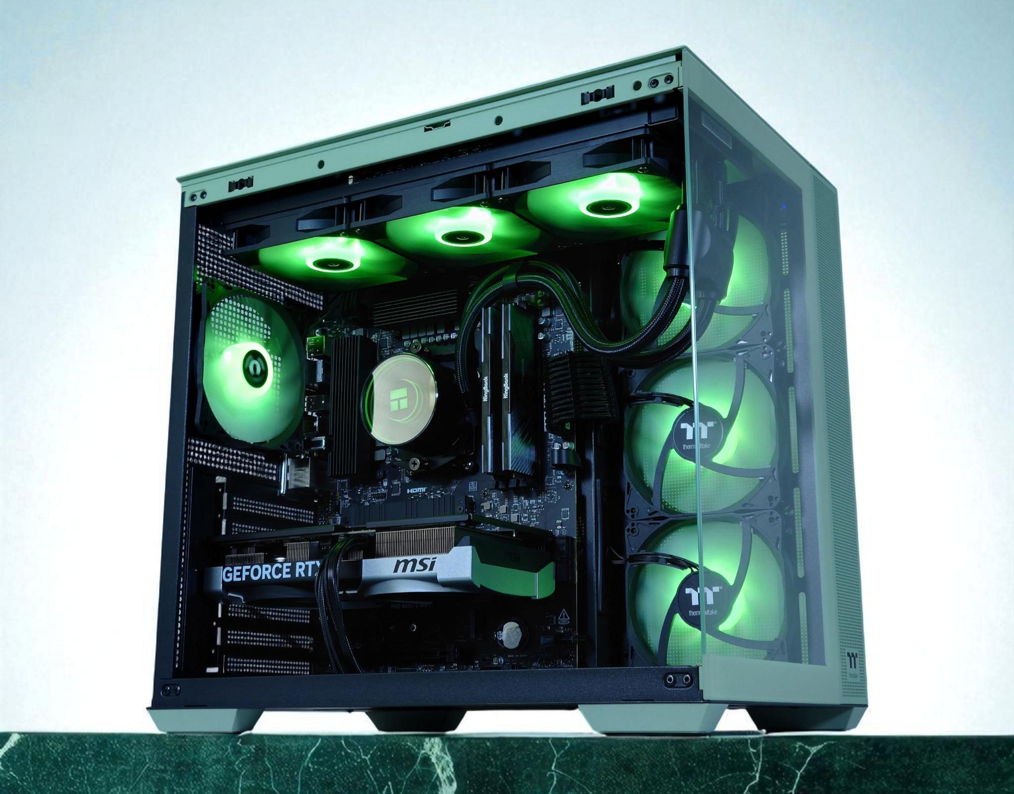 🌲Liquid Cooled Gaming PC🌲 Nvidia RTX 5070 12GB 🌲AMD Ryzen 7 7700🌲32GB DDR5🌲 1TB NVME