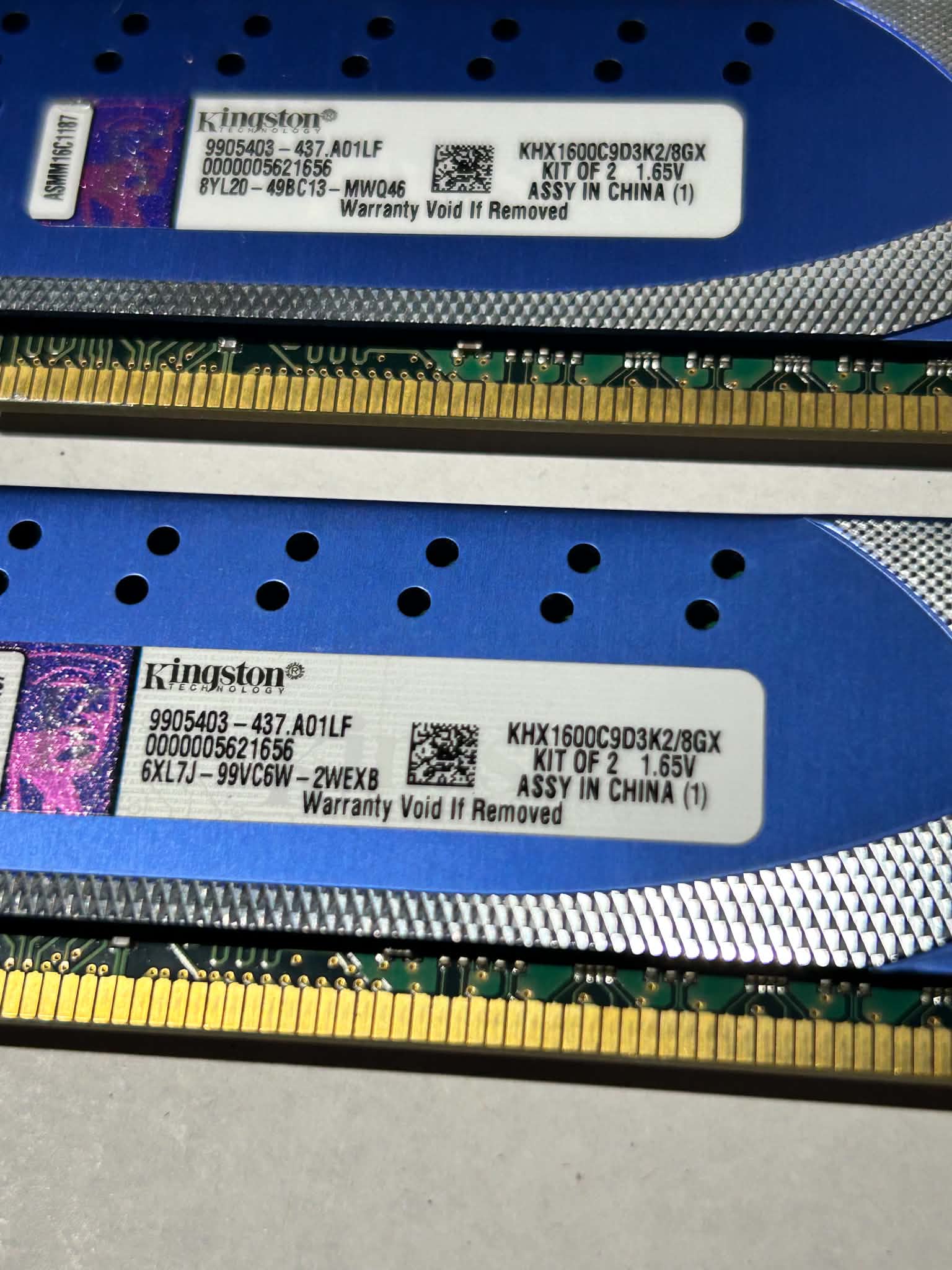 Kingston HyperX 8GB (2x4GB) DDR3-1600MHz RAM Kit